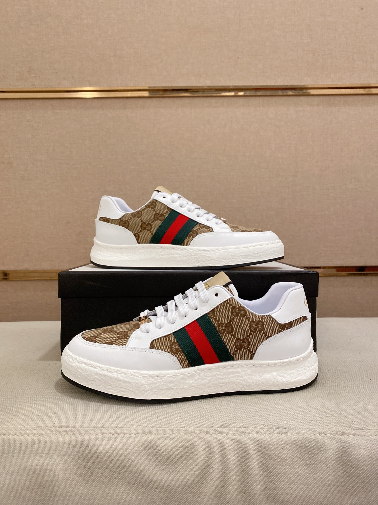 Gucci Men's GG Canvas Ace Sneakers, Size 38-44 - Italian Leather 8 i1742626755524 8139 0 6