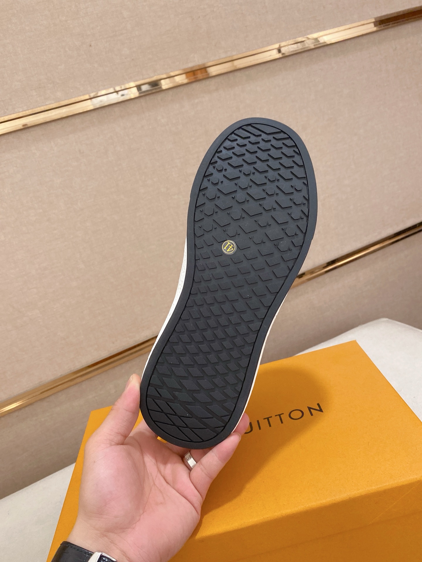 Louis Vuitton Black Leather Monogram Embossed Low-Top Sneakers Size 38-44 10 i1742626820698 8703 0 8