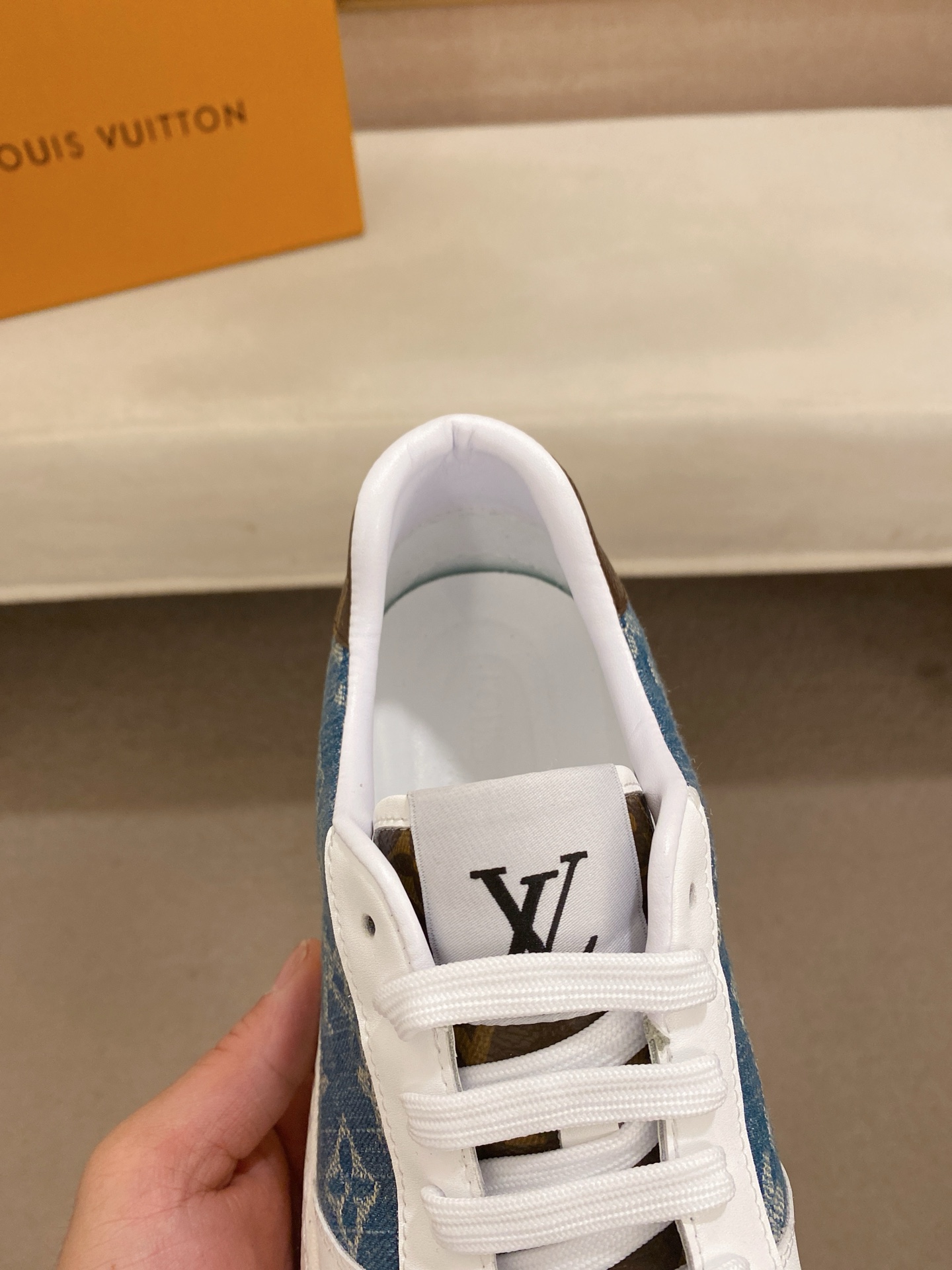 Louis Vuitton Denim and Leather Casual Sneakers - Sizes 38-44 7 i1742626933961 3585 0 5
