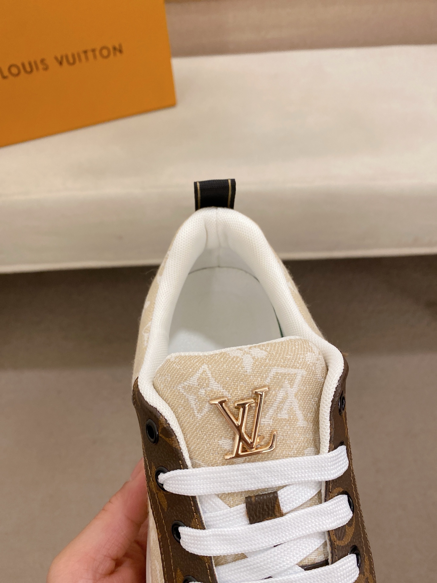 Louis Vuitton Men's Leather Casual Sneakers Brown Monogram Size 38-44 7 i1742627366863 6557 0 5