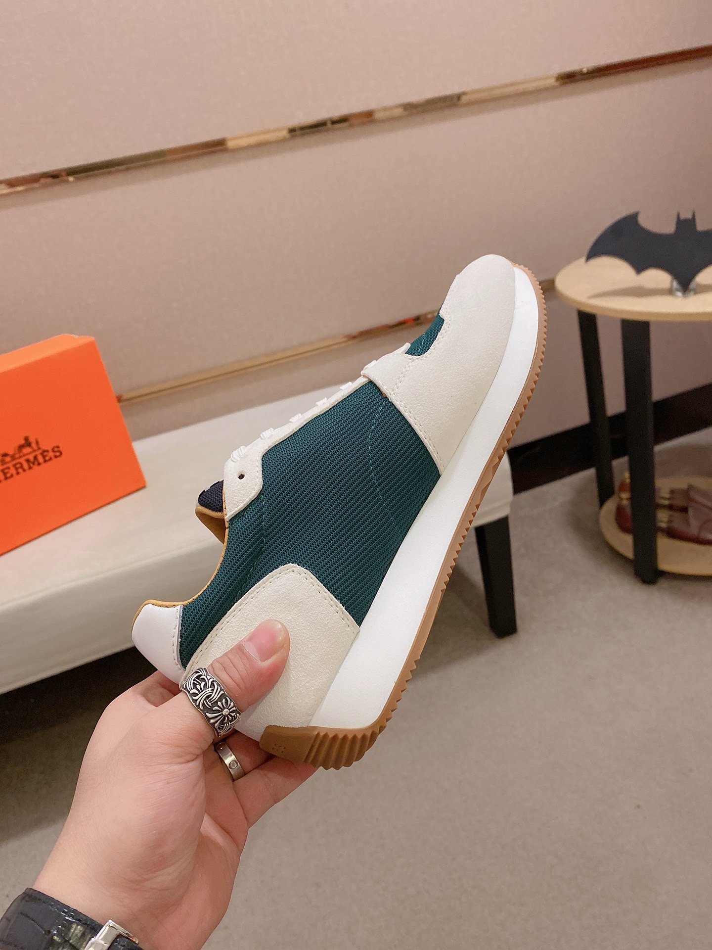 Hermes Men's Classic Sneakers - Italian Leather, Comfortable Fit, Sizes 38-44 6 i1742631592006 5022 0 4