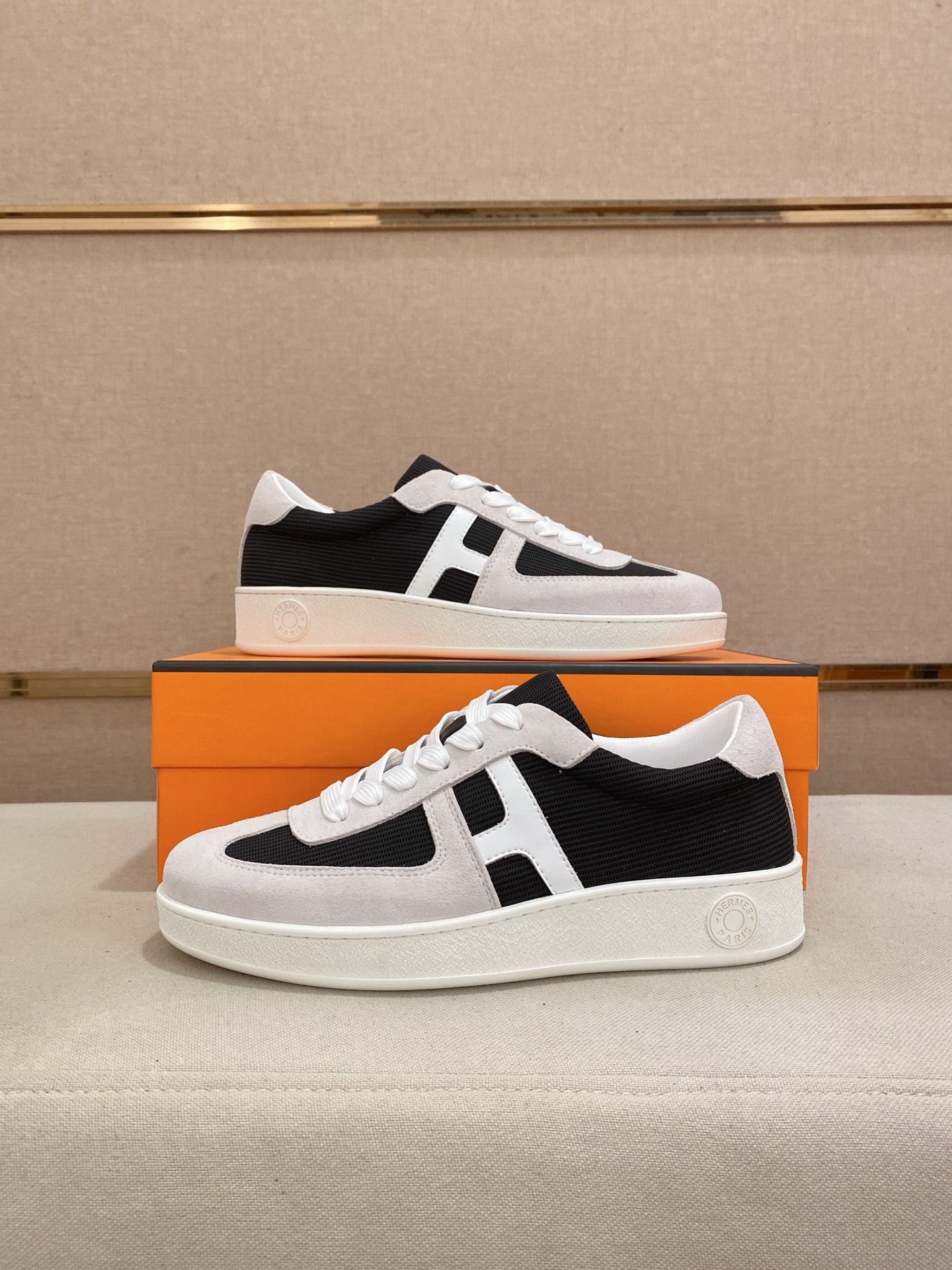 Hermes Men's Classic Original Leather Sneakers Size 38-44 8 i1742636411948 9950 0 6