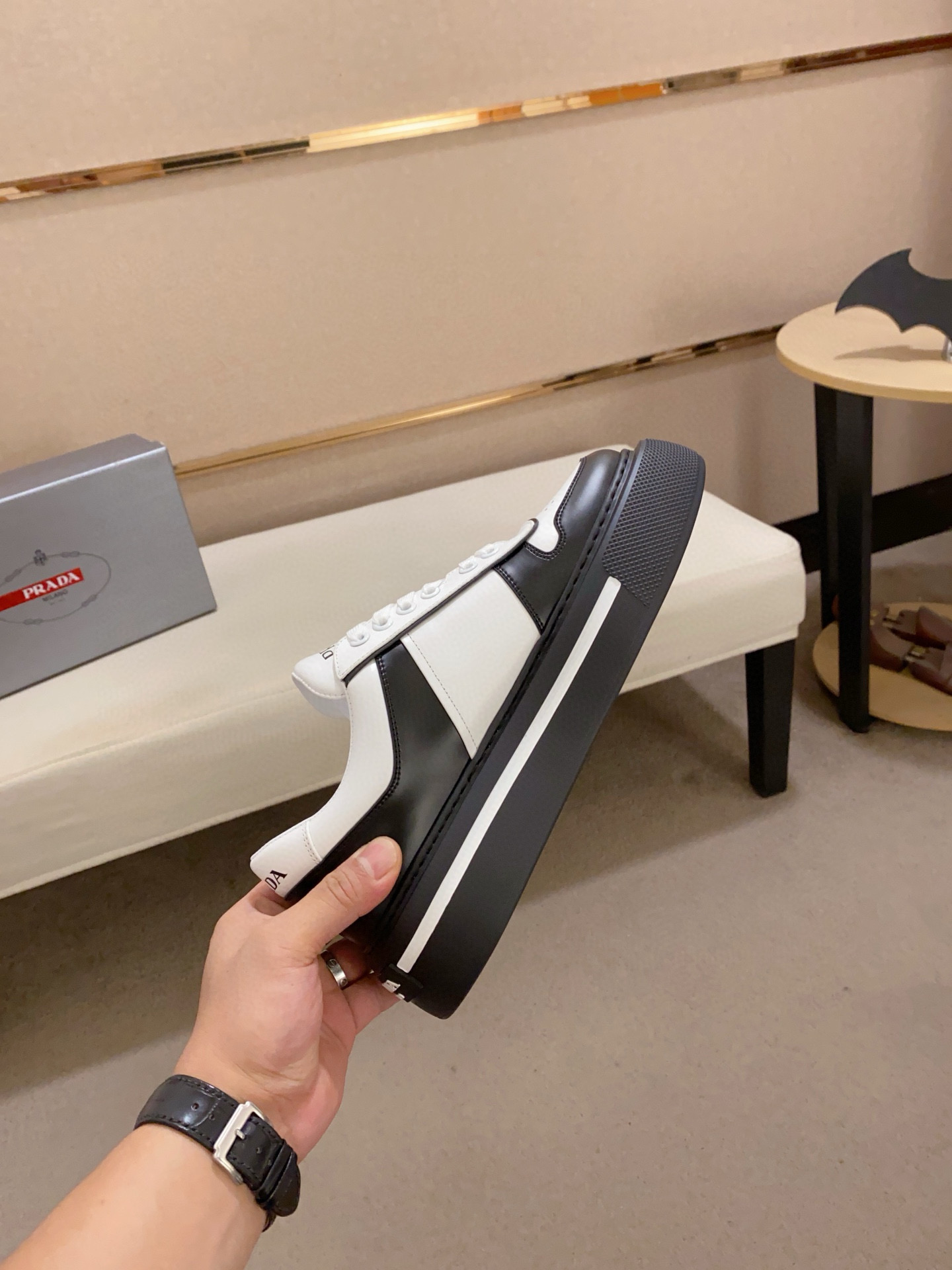 Prada Men's Leather Sneakers - Stylish Comfort & Original Design 6 i1743320741356 2361 0 4