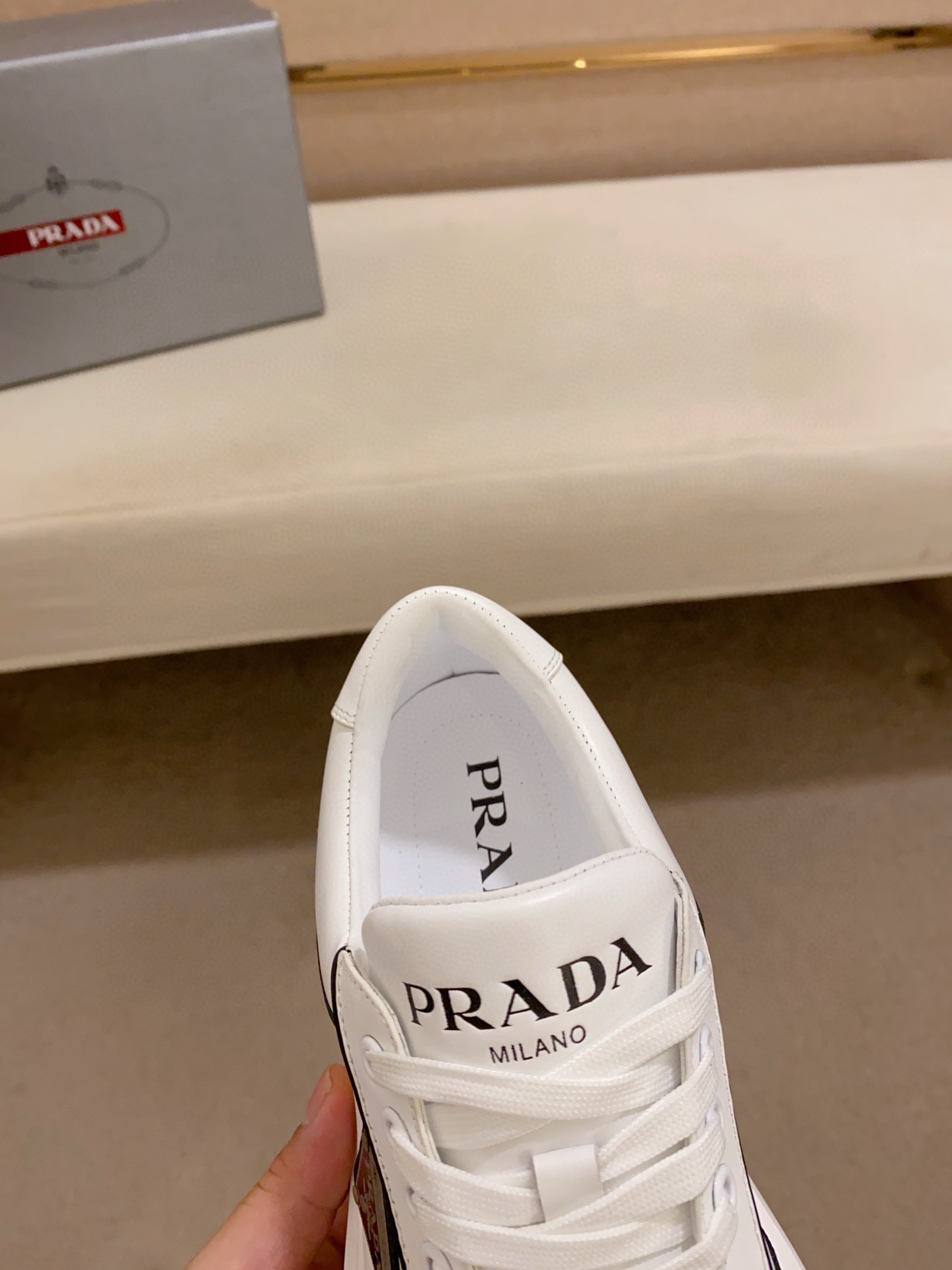 Prada Men's Leather Sneakers - Stylish Comfort & Original Design 7 i1743320741357 6509 0 5