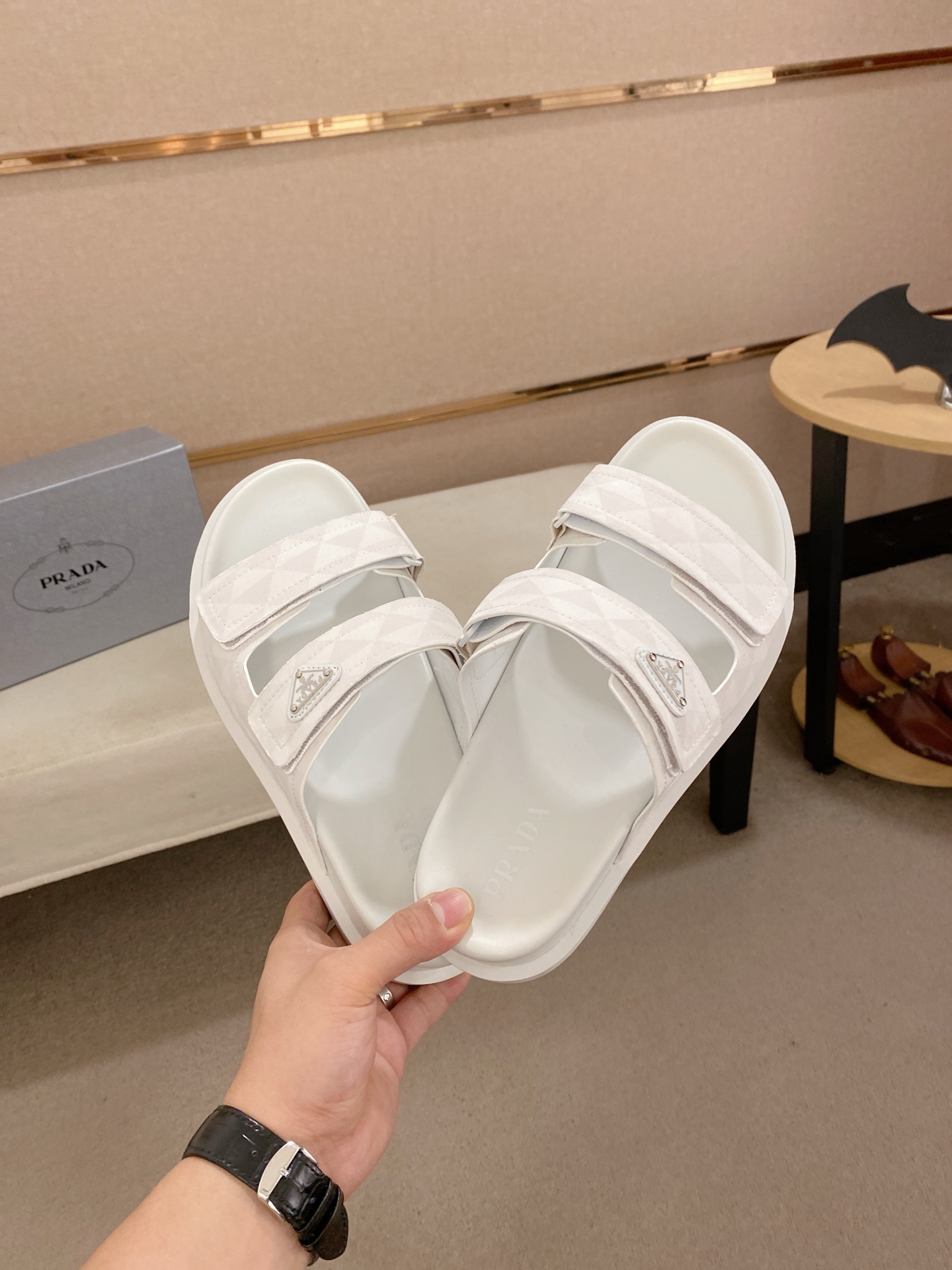 Prada Men's Leather Sandals with Adjustable Straps - Sizes 38-44 4 i1744444111276 1653 0 2