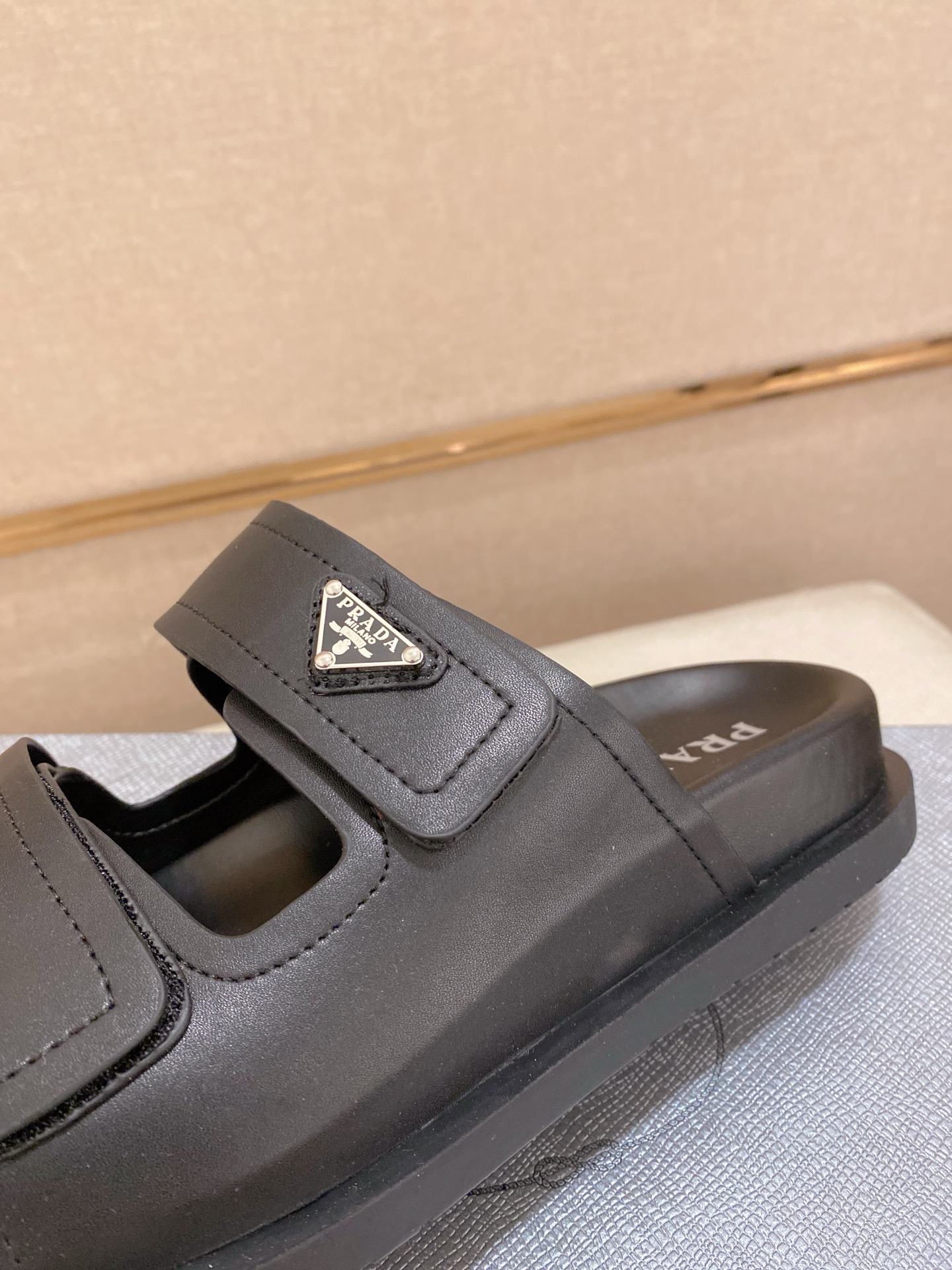 Prada Men's Leather Sandals with Adjustable Straps, Sizes 38-44 - Premium Quality 9 i1744444161522 2518 0 7