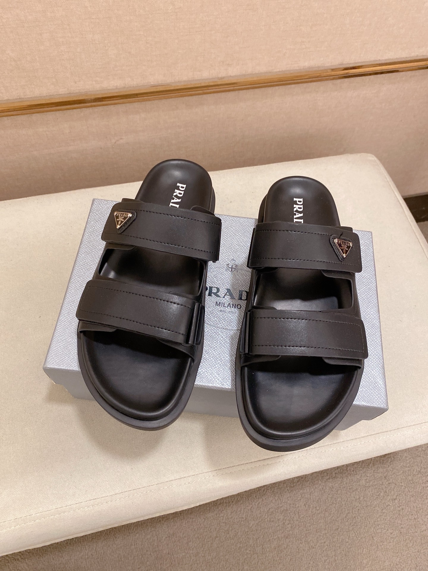 Prada Men's Leather Sandals with Adjustable Straps, Sizes 38-44 - Premium Quality 7 i1744444161600 3904 0 5