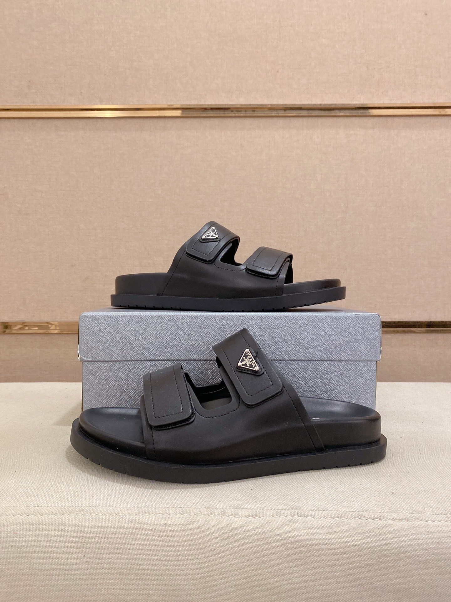 Prada Men's Leather Sandals with Adjustable Straps, Sizes 38-44 - Premium Quality 8 i1744444161605 5323 0 6