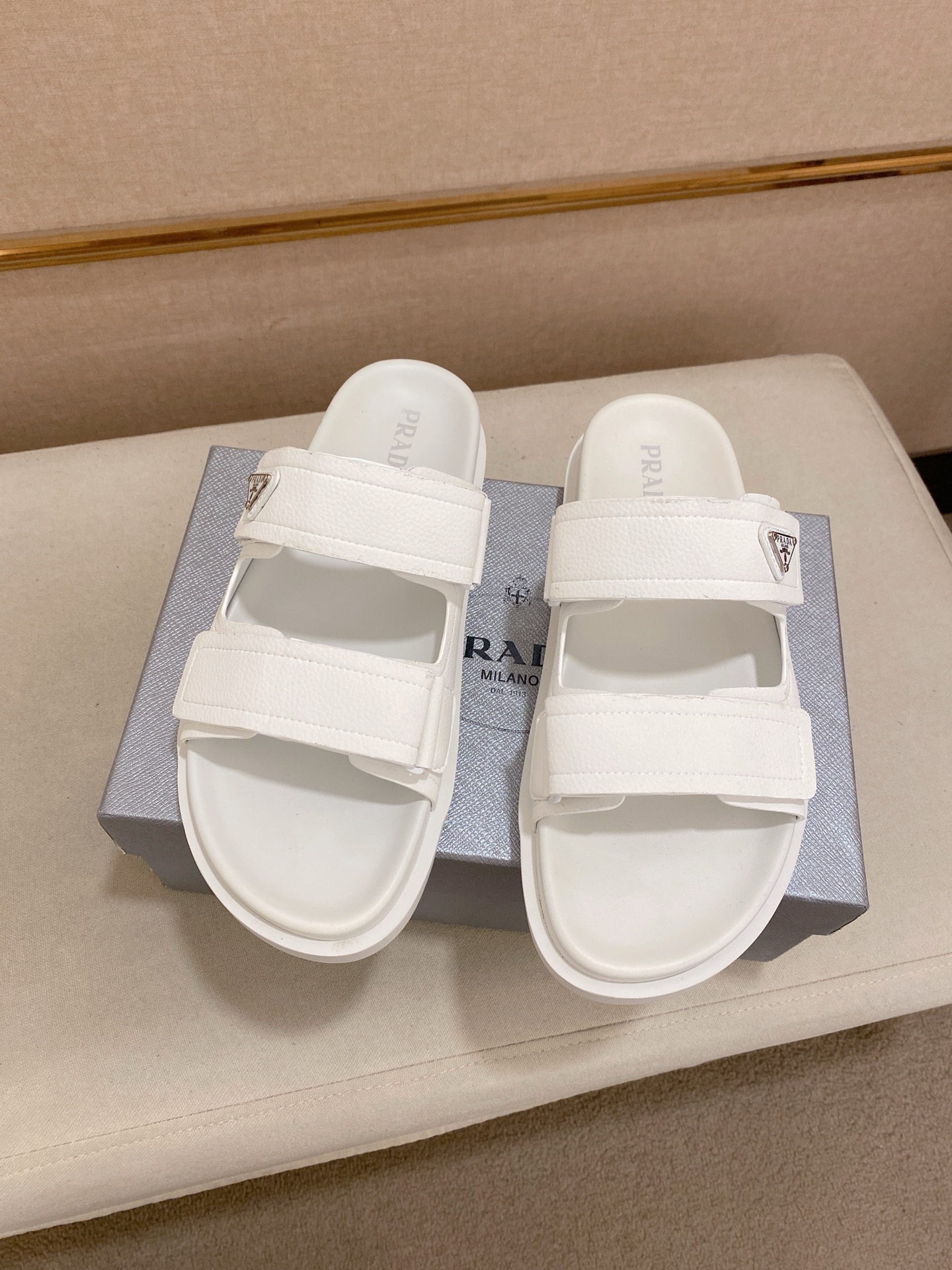 Prada Men's Leather Sandals - Italian Craftsmanship, Ultimate Comfort 9 i1744444206449 520 0 5