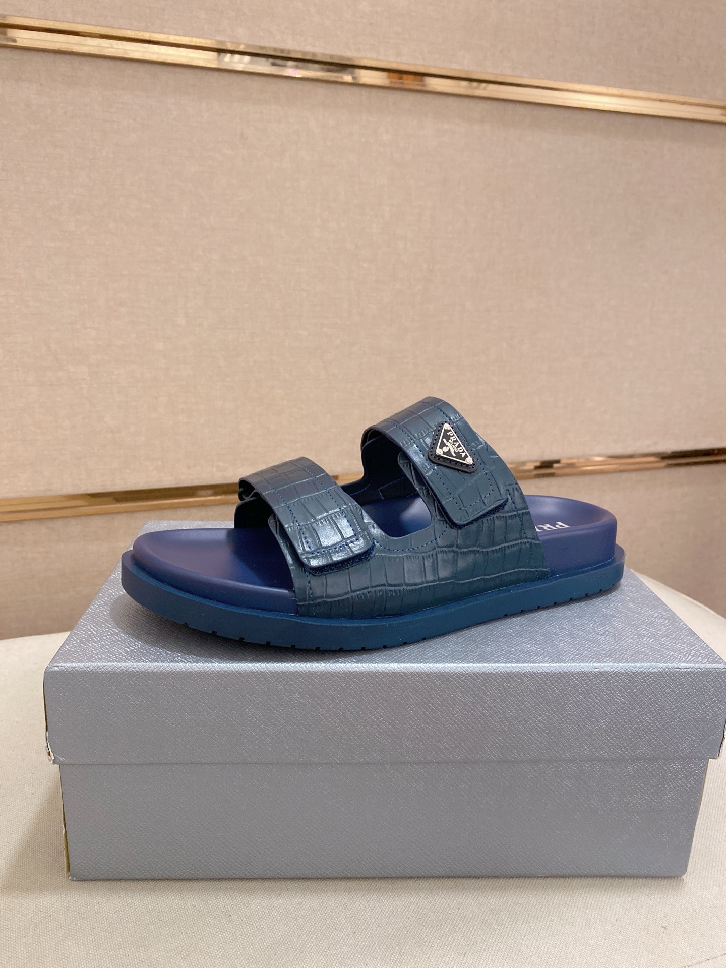 Prada Men's Leather Sandals | Comfortable & Stylish Summer Slides (Sizes 38-44) 2 i1744444317655 7197 0 0