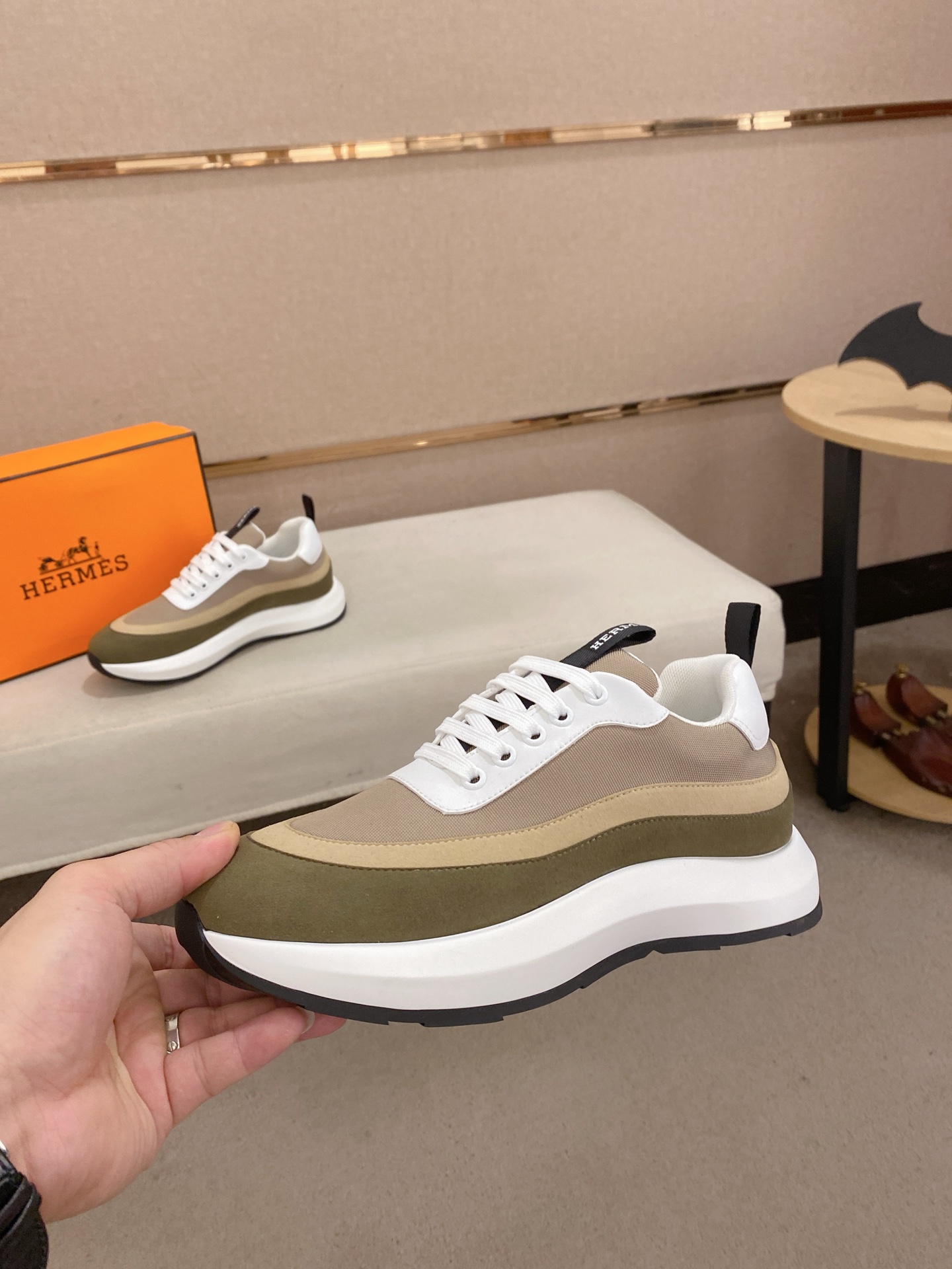 Hermes Men's Classic Sneakers, Italian Leather, Comfortable Fit, Sizes 38-44 4 i1744526809923 1954 0 2