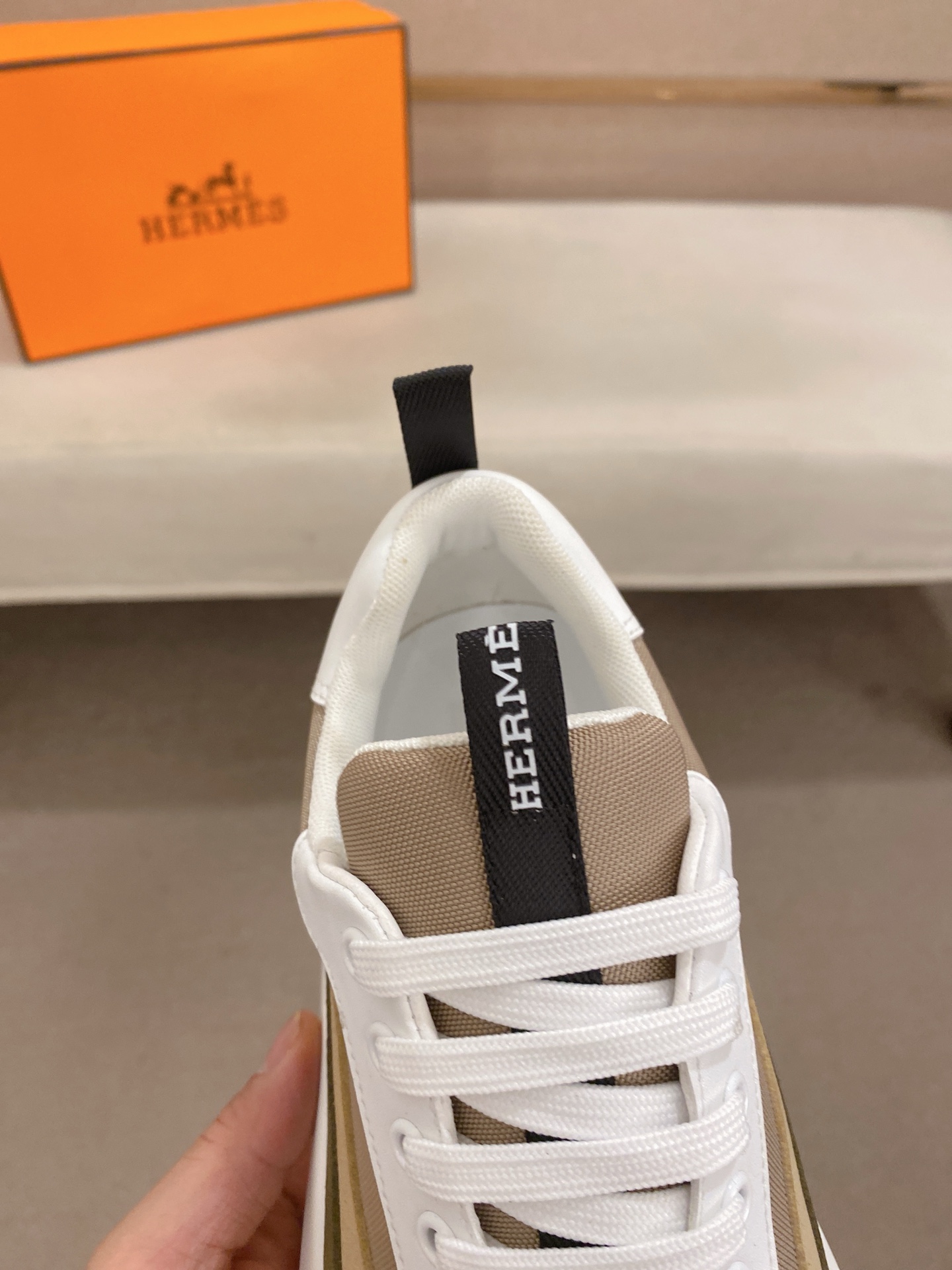 Hermes Men's Classic Sneakers, Italian Leather, Comfortable Fit, Sizes 38-44 7 i1744526810854 9237 0 5