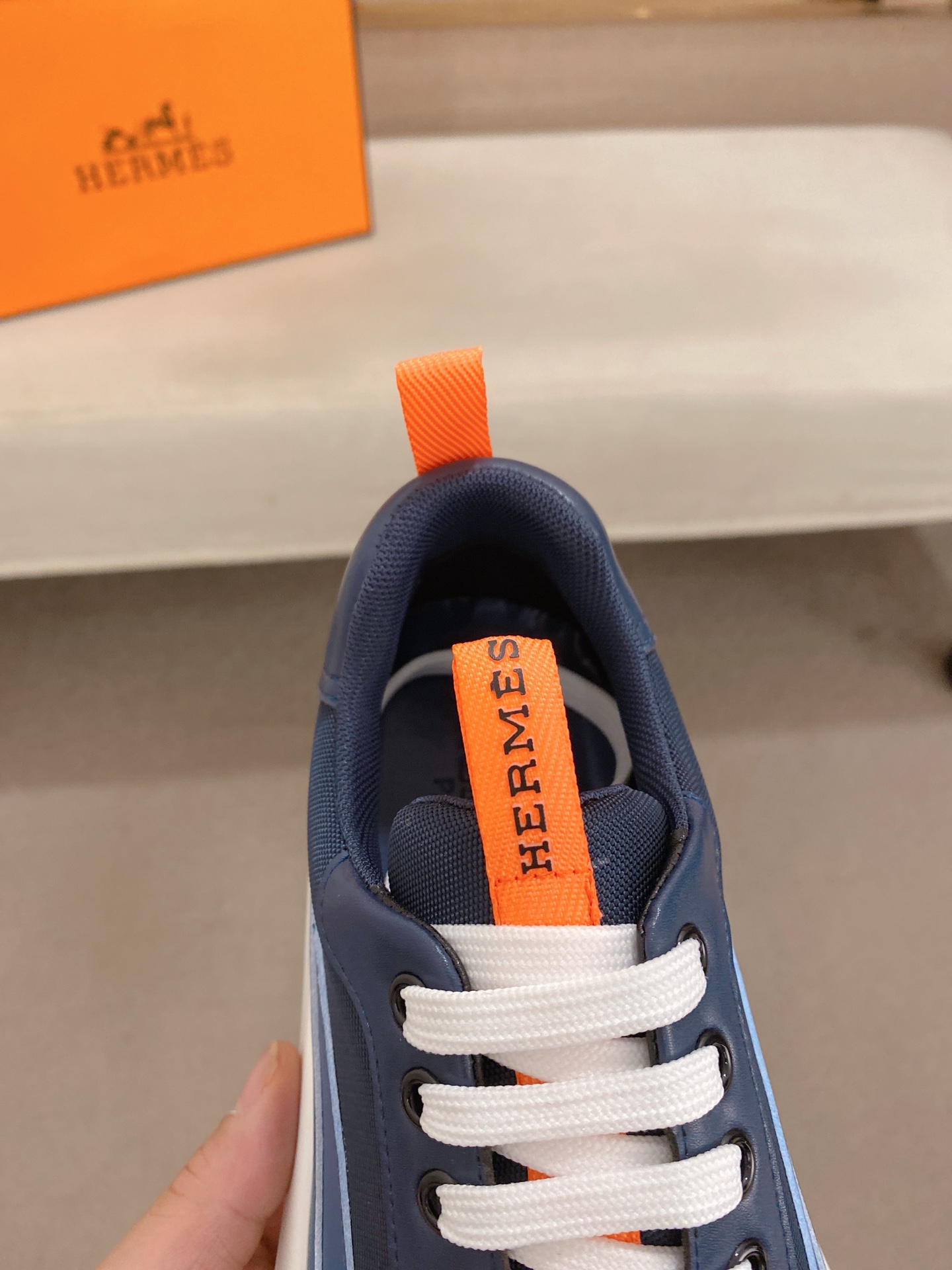 Hermes Men's Classic Sneakers - Italian Leather, Comfortable, Sizes 38-44 7 i1744526836561 3946 0 8