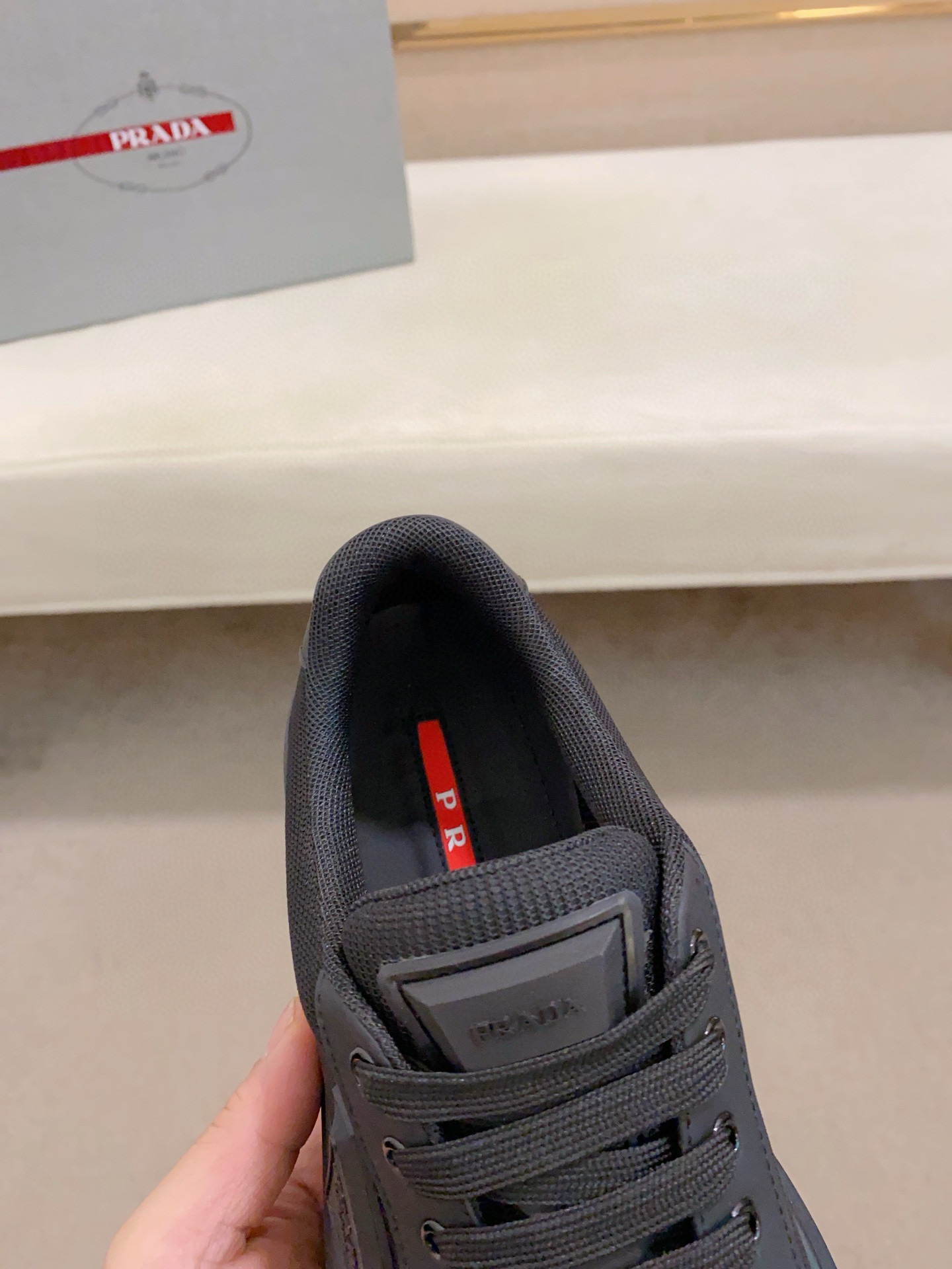Prada Men's Leather Sneakers,New Arrivals,Breathable Mesh,Sizes 38-44 6 i1744618863223 9304 0 4