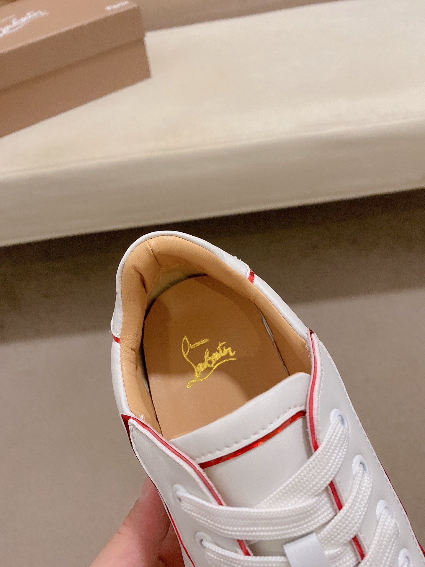 Christian Louboutin White Leather Spike Sneakers Size 38-44 EU 7 i1744699331117 2894 0 5