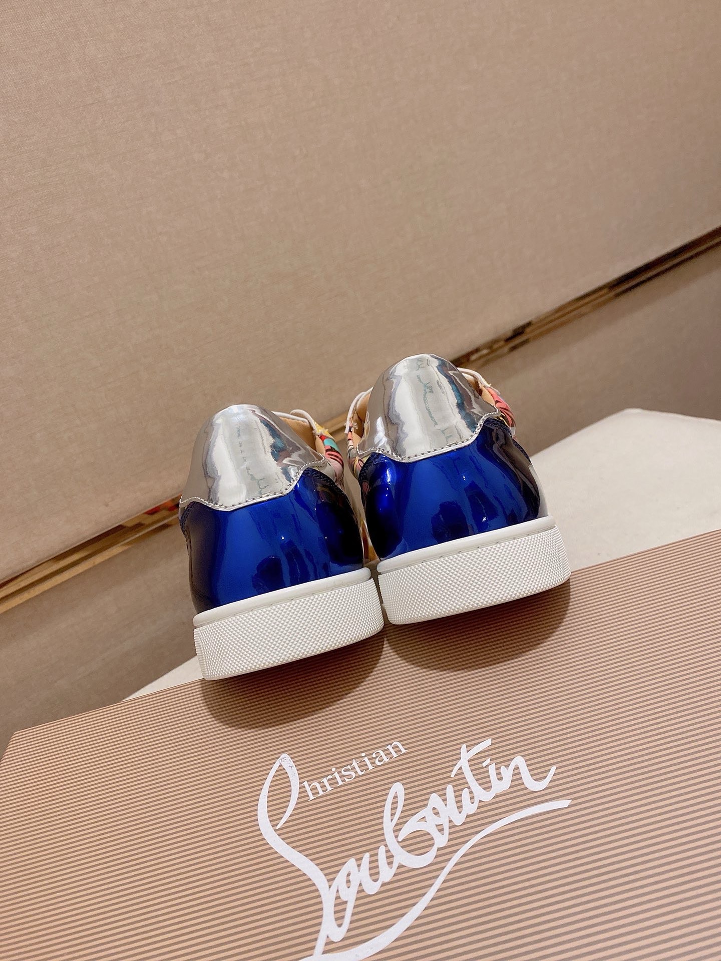 Christian Louboutin Men's Graffiti Print Leather Sneakers Size 38-44 9 i1744699367154 836 0 7
