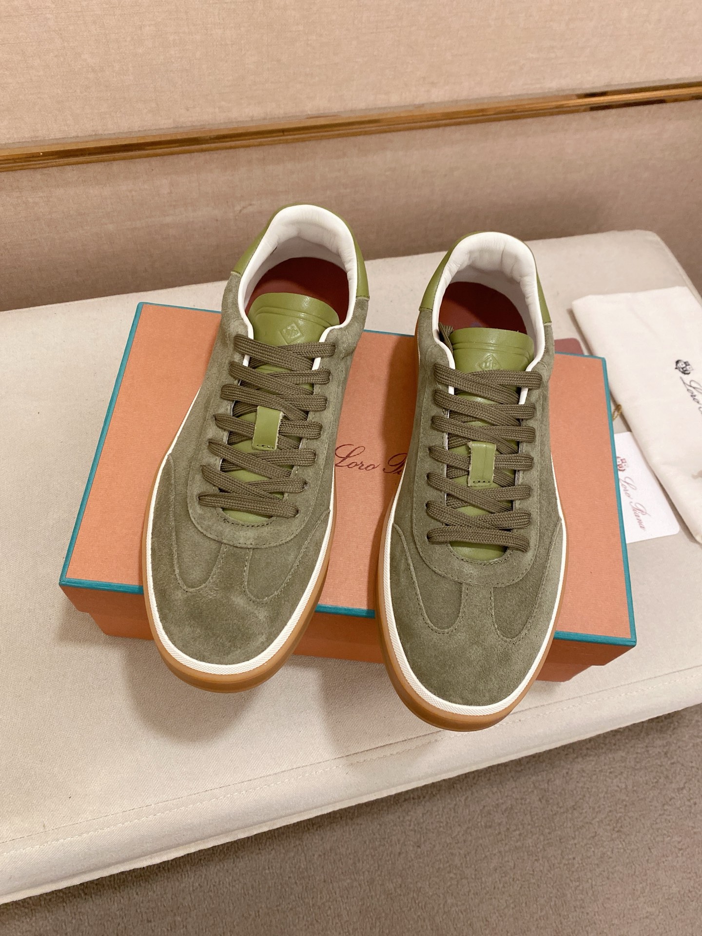Loro Piana Men's Suede Leather Sneaker Classic Style Loafers Size 38-44 7 i1745218371665 7376 0 5