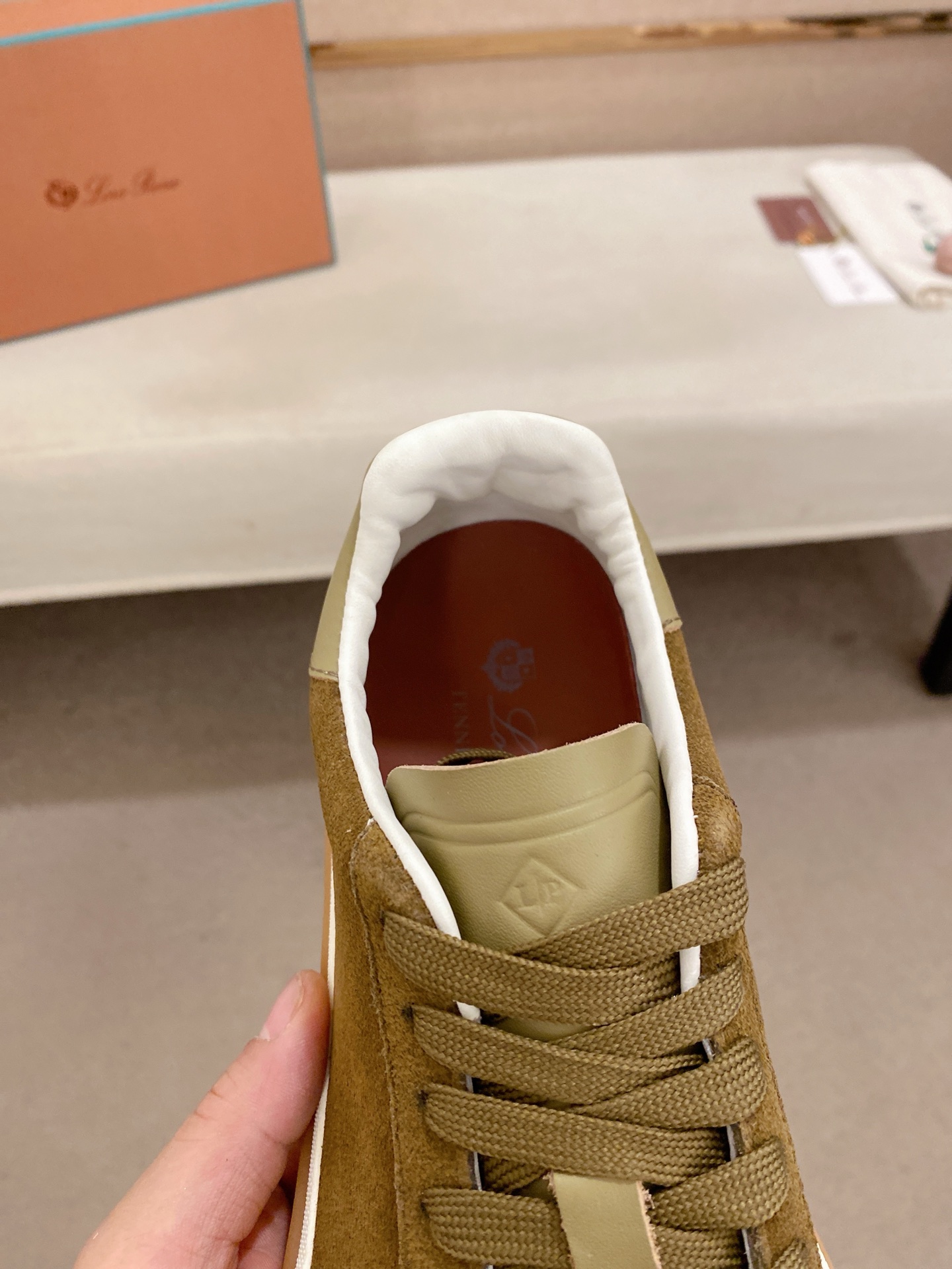 Loro Piana Men's Classic Suede Leather Low-Top Sneakers, Size 38-44 6 i1745218397852 3582 0 4