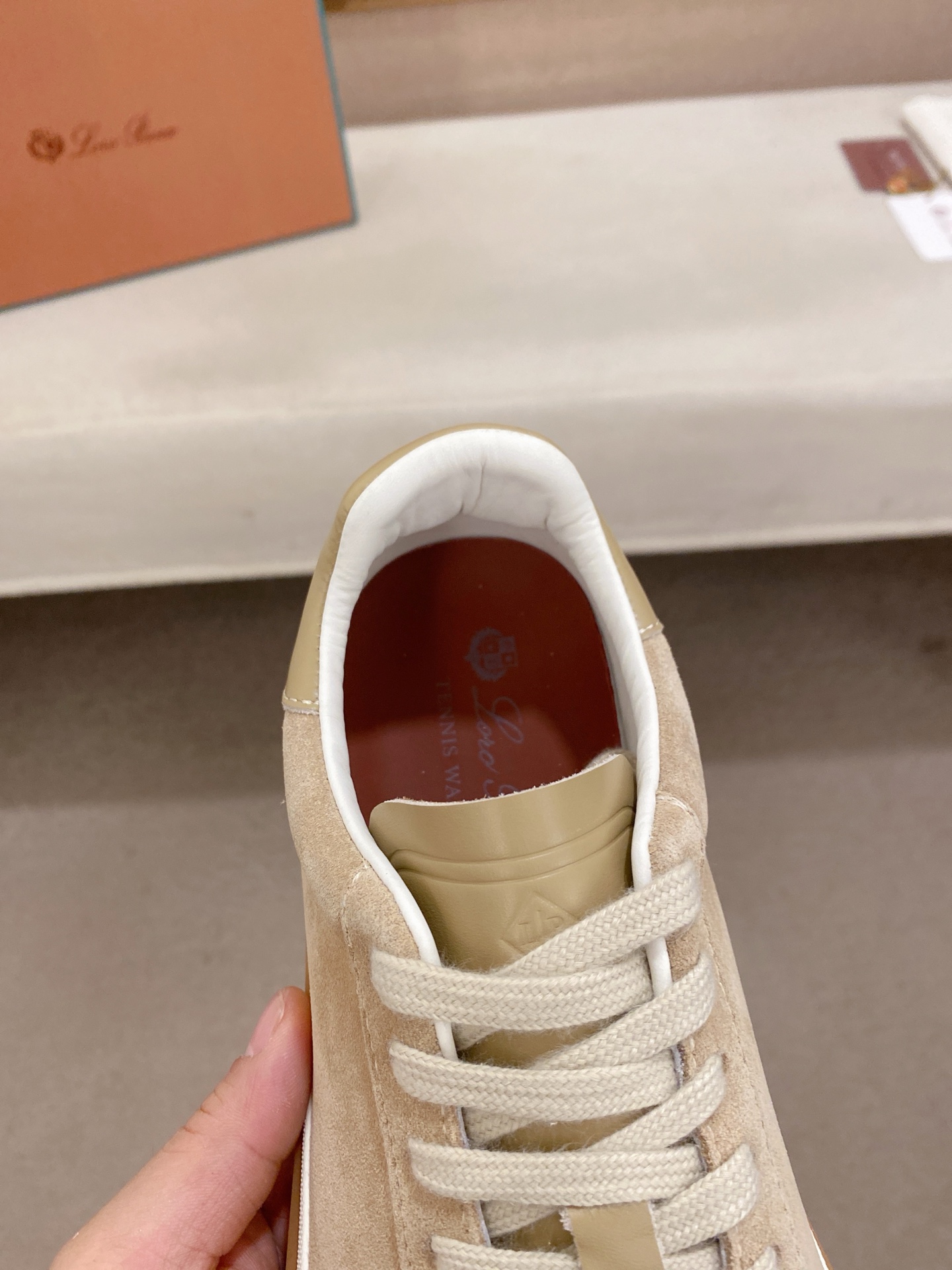 Loro Piana Men's Suede Leather Low-Top Sneakers, Sizes 38-44 6 i1745218420291 7483 0 4