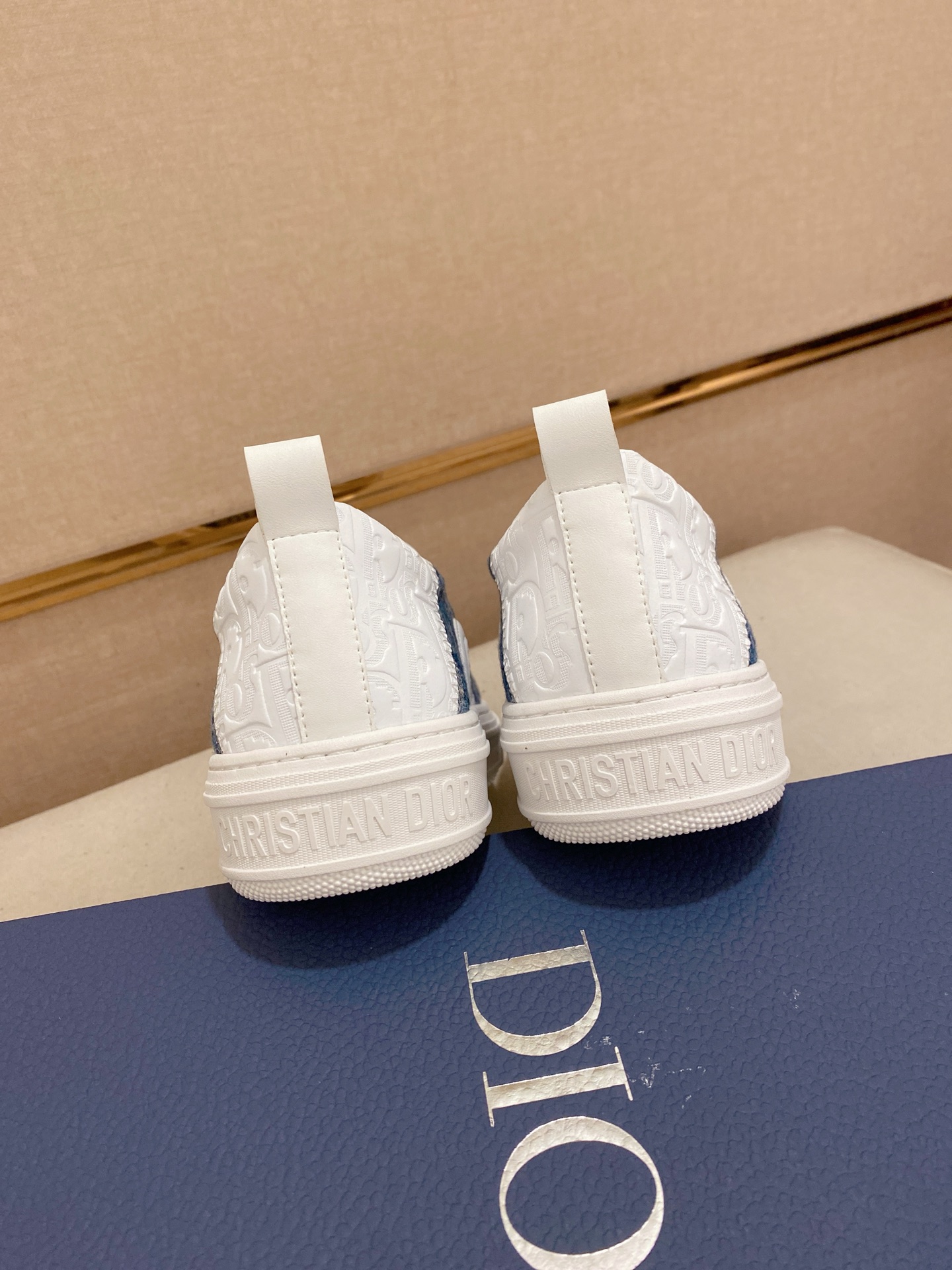Dior Men's Slip-On Sneakers in Signature Oblique Canvas and Calfskin 9 i1745220582761 2652 0 7
