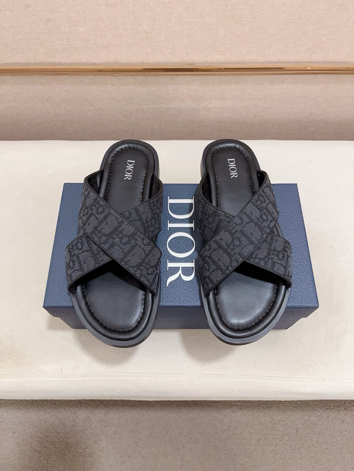 Dior Men's Dway Slide Sandal in Dior Oblique Jacquard 8 i1745303115959 4948 0 6
