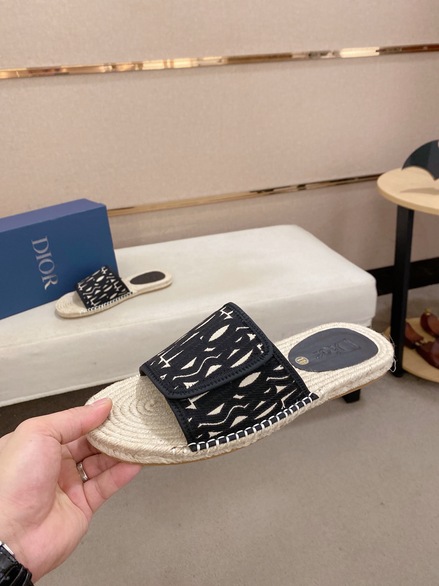 Dior Men's Espadrille Flat Sandal in Signature Oblique Canvas 4 i1745737456843 9943 0 2