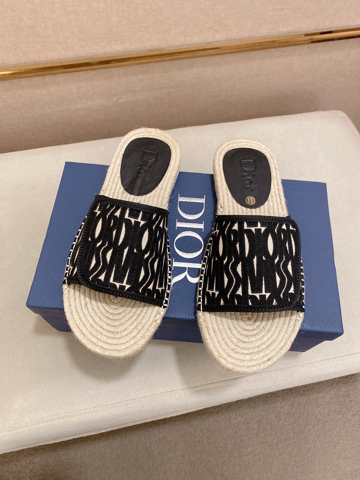 Dior Men's Espadrille Flat Sandal in Signature Oblique Canvas 7 i1745737456890 7427 0 5