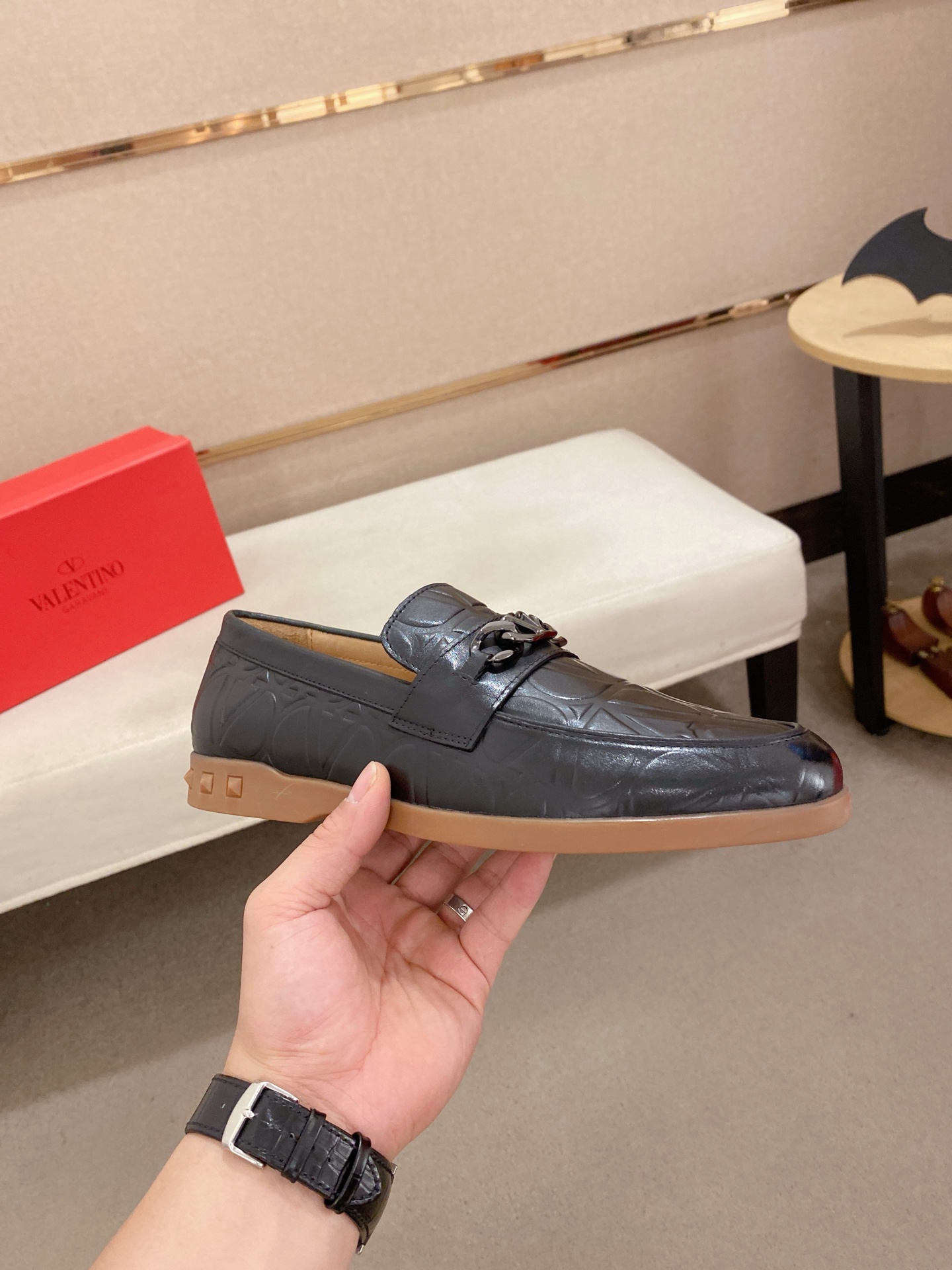 Salvatore Ferragamo Men's Leather Loafers, Classic Style, Size 38-44 5 i1745737975867 437 0 5