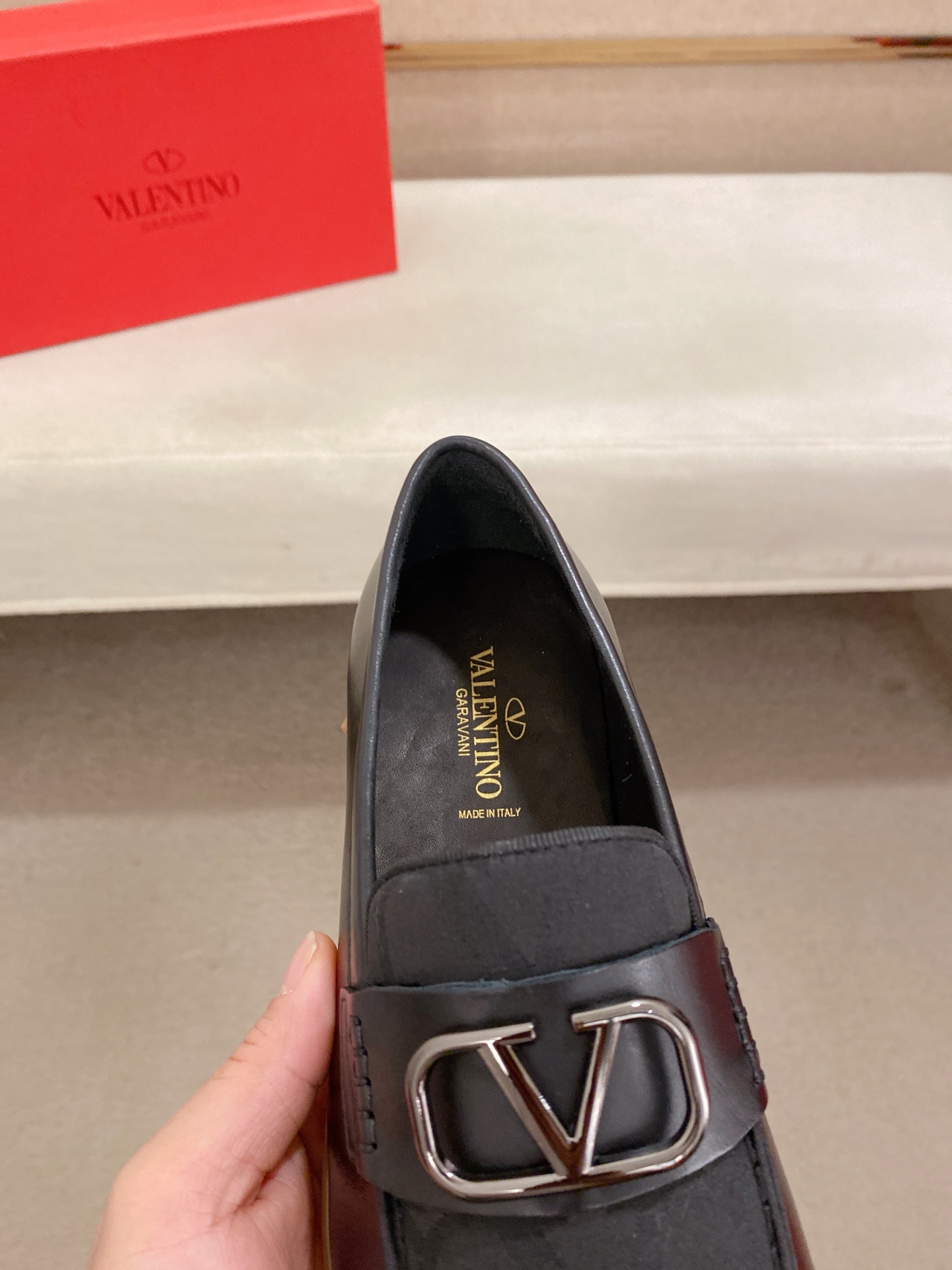 Valentino Men's Black Leather Loafers | Size 38-44 Italian Craftsmanship 7 i1745738148515 5724 0 4