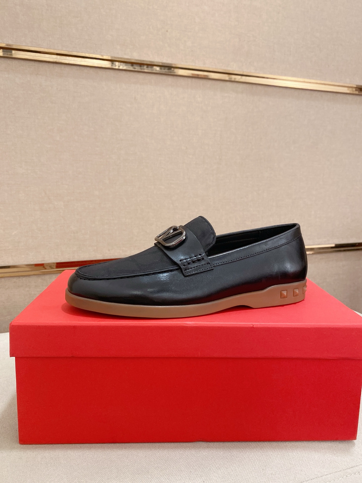 Valentino Men's Black Leather Loafers | Size 38-44 Italian Craftsmanship 2 i1745738148600 4106 0 0