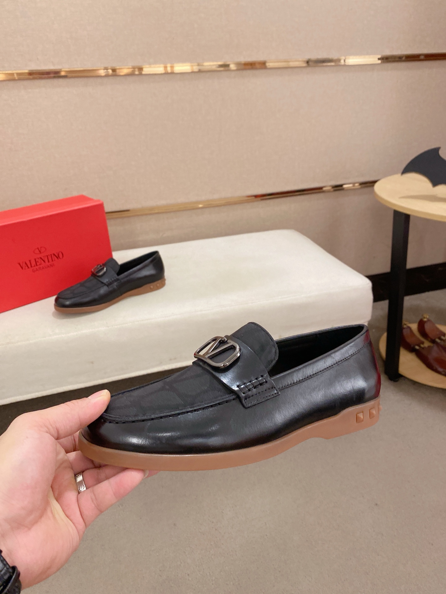 Valentino Men's Black Leather Loafers | Size 38-44 Italian Craftsmanship 4 i1745738149795 9688 0 2