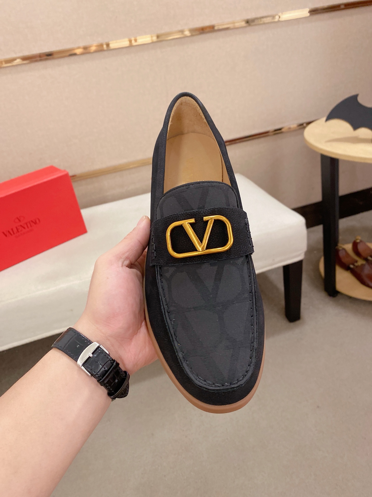 Valentino Men's Leather Loafers - Stylish and Comfortable, Sizes 38-44 3 i1745738216323 6737 0 1