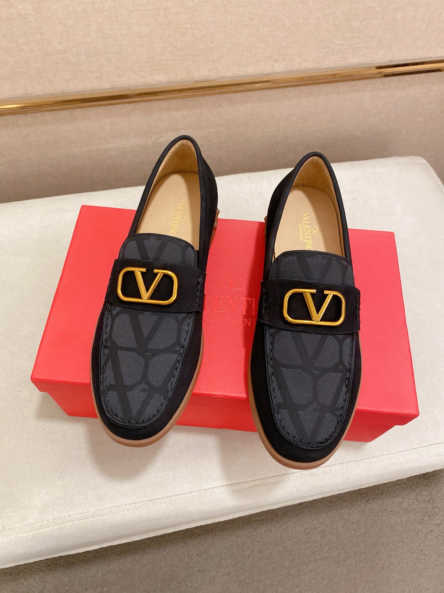 Valentino Men's Leather Loafers - Stylish and Comfortable, Sizes 38-44 6 i1745738216326 1208 0 5