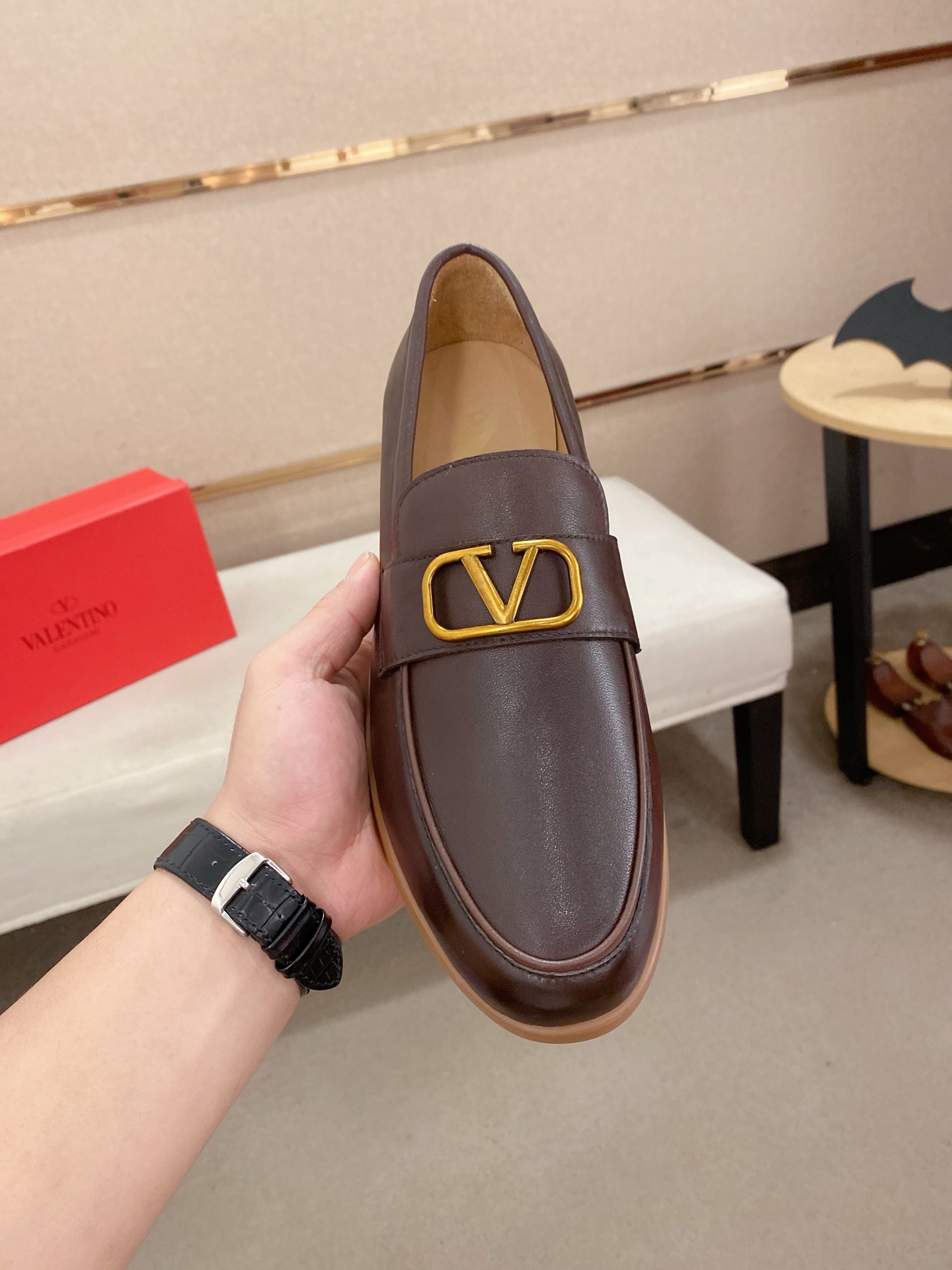 Valentino Men's Leather Loafers - Elegant Style & Comfortable Fit 3 i1745738398065 6536 0 1