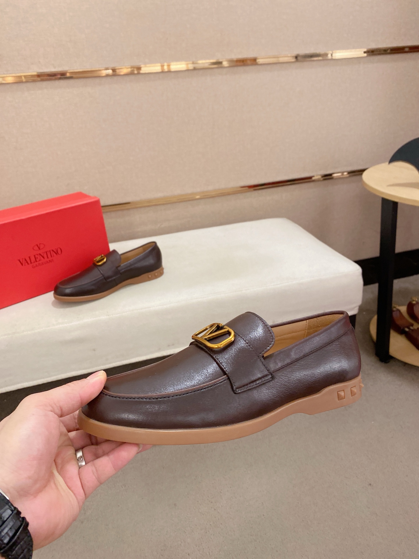 Valentino Men's Leather Loafers - Elegant Style & Comfortable Fit 4 i1745738399212 9988 0 2