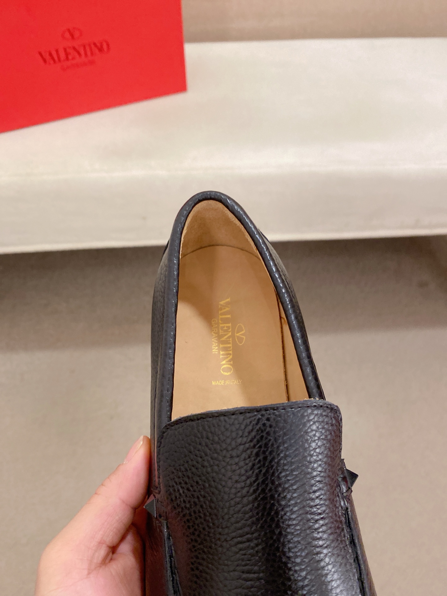 Valentino Men's Black Leather Loafers - Stylish & Comfortable (Sizes 38-44) 7 i1745738458493 6203 0 6