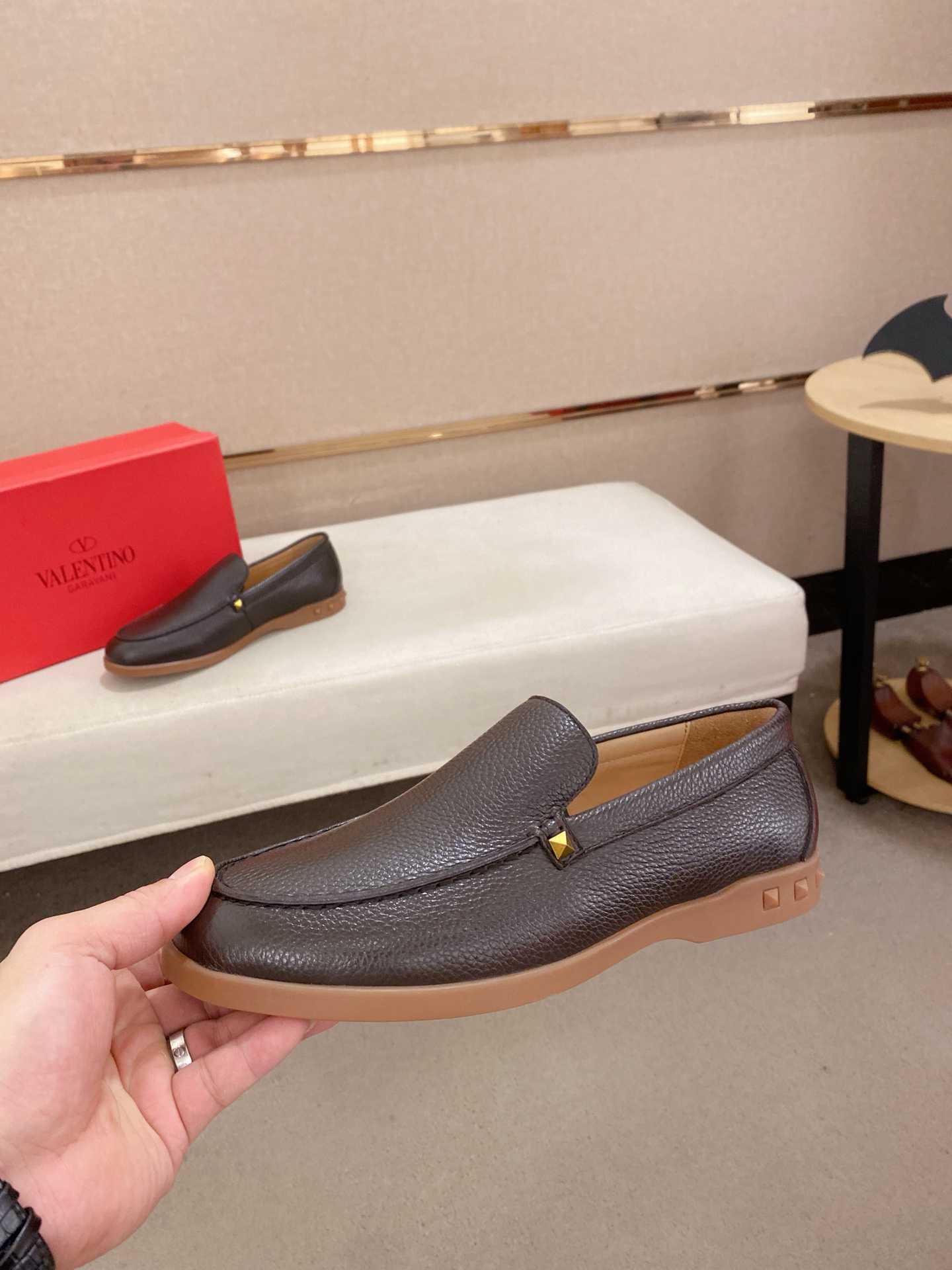 Valentino Men's Leather Loafers - Elegant, Comfortable, and Stylish 4 i1745738498222 4566 0 4