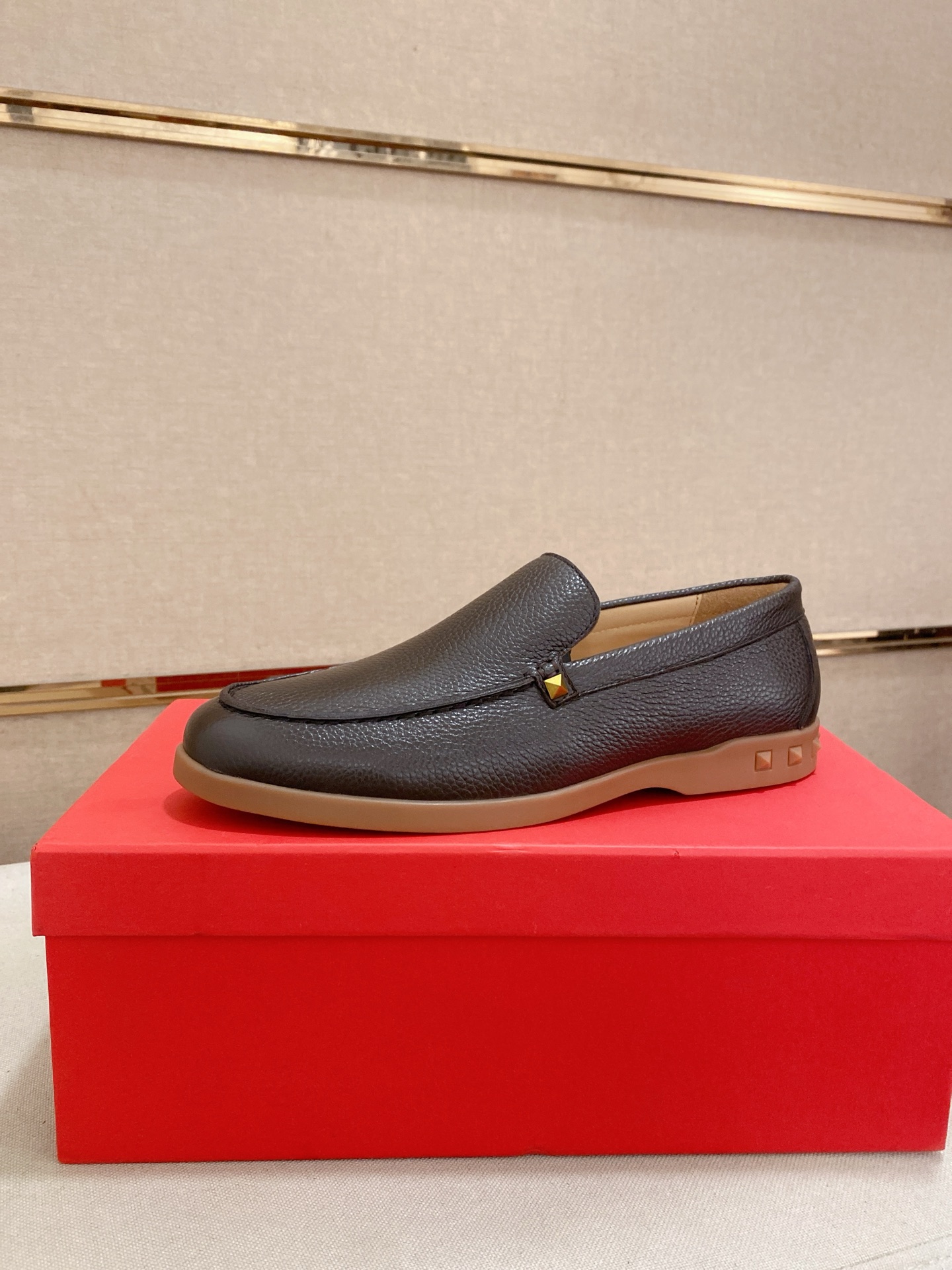 Valentino Men's Leather Loafers - Elegant, Comfortable, and Stylish 1 Valentino Men's Leather Loafers - Elegant, Comfortable, and Stylish