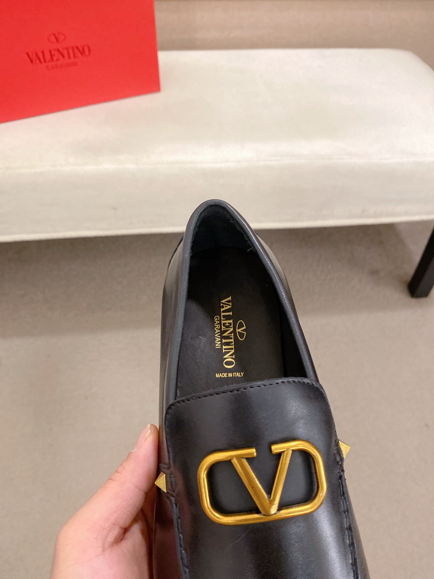 Valentino Men's Leather Loafers - Stylish Casual Slip-Ons,Sizes 38-44 7 i1745738602406 2087 0 4