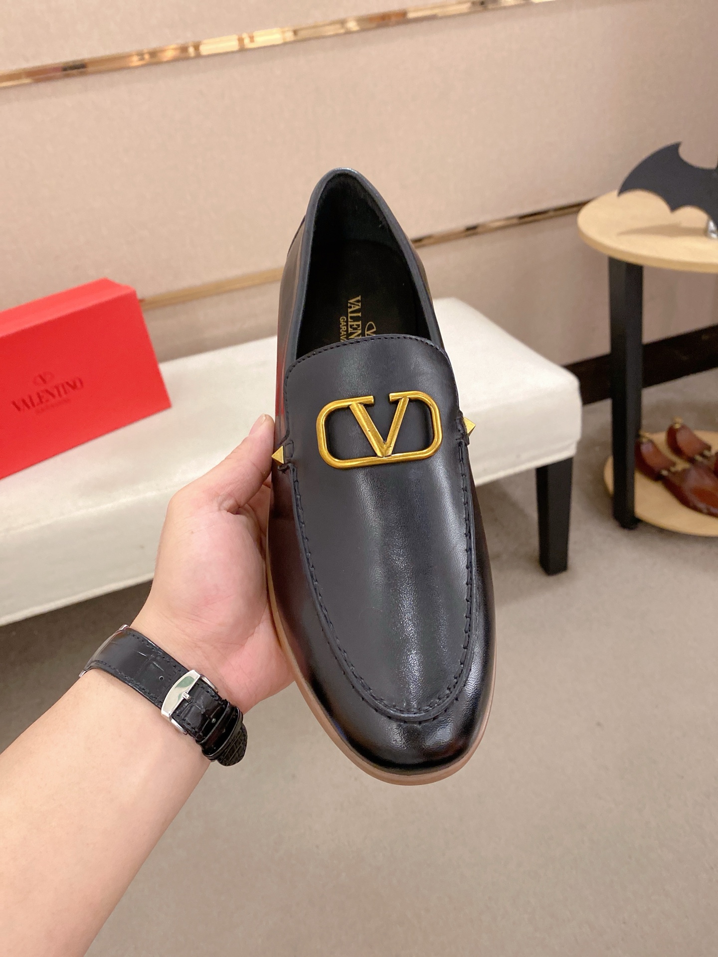 Valentino Men's Leather Loafers - Stylish Casual Slip-Ons,Sizes 38-44 3 i1745738602449 3939 0 1
