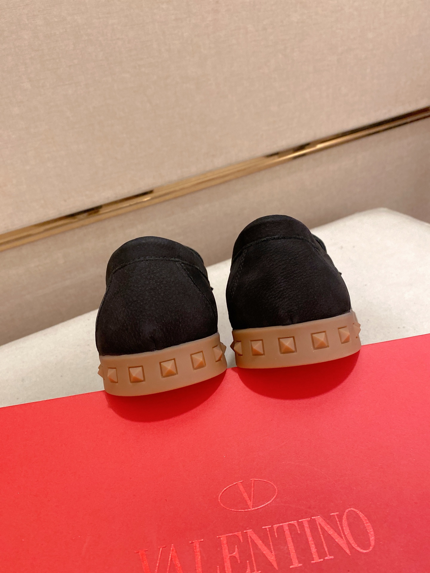 Valentino Men's Black Leather Loafers with Logo Detail, Sizes 38-44 9 i1745738635170 2763 0 6