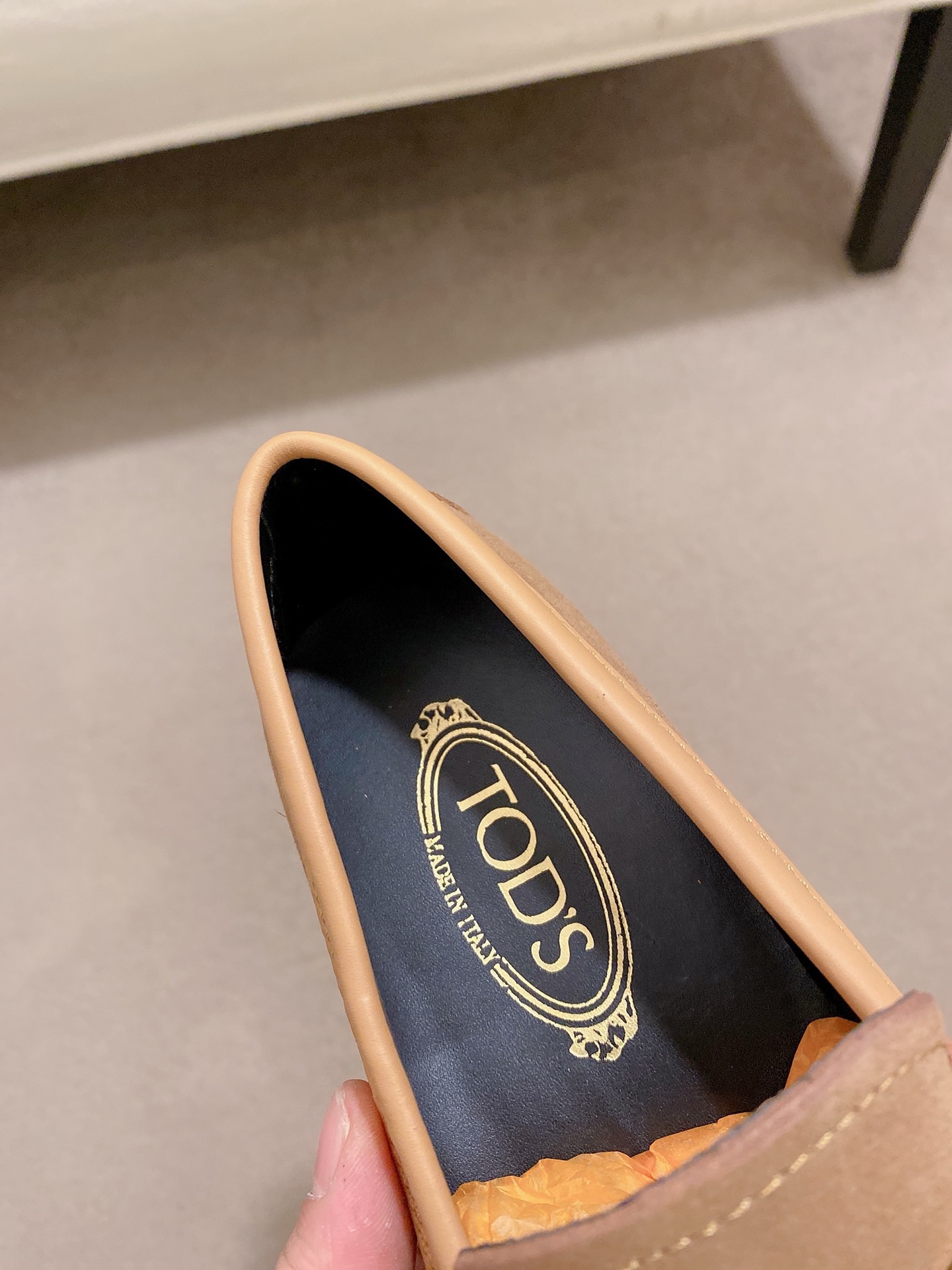 TOD'S Men's Beige Suede Driving Moccasins Loafers Size 38-44 8 i1746438161413 5718 0 6