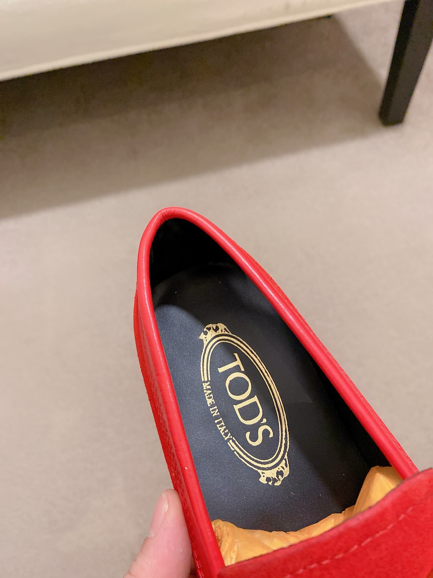 TOD'S Men's Red Suede Driving Shoes with Leather Lining - Sizes 38-44 8 i1746438256142 7001 0 6