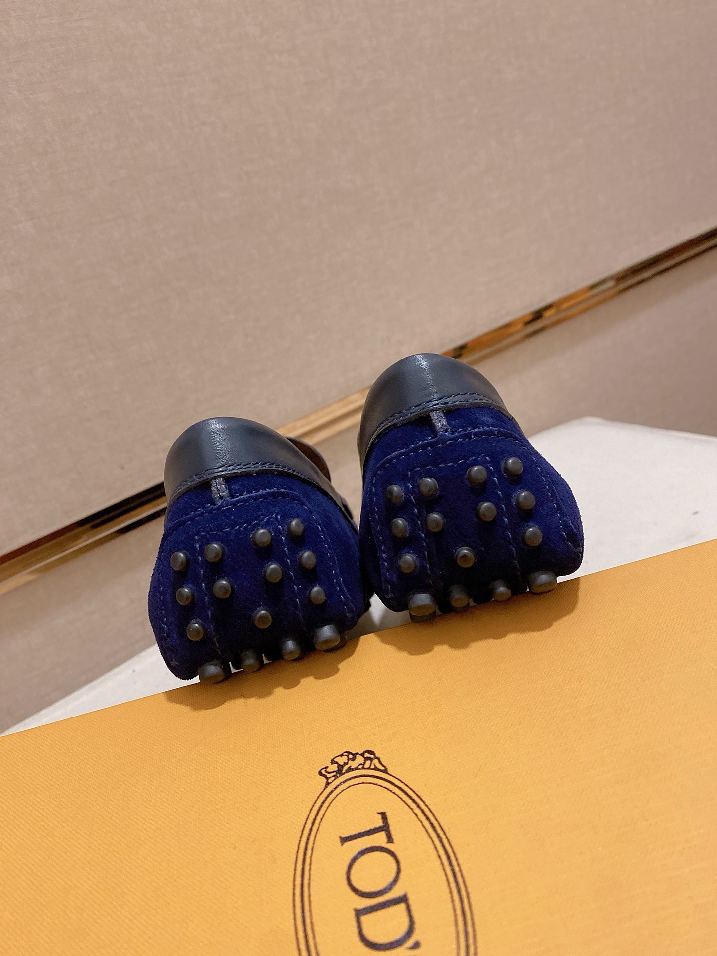 TOD'S Men's Blue Suede Driving Loafers Elegant and Comfortable Size 38-44 9 i1746438269968 6958 0 7
