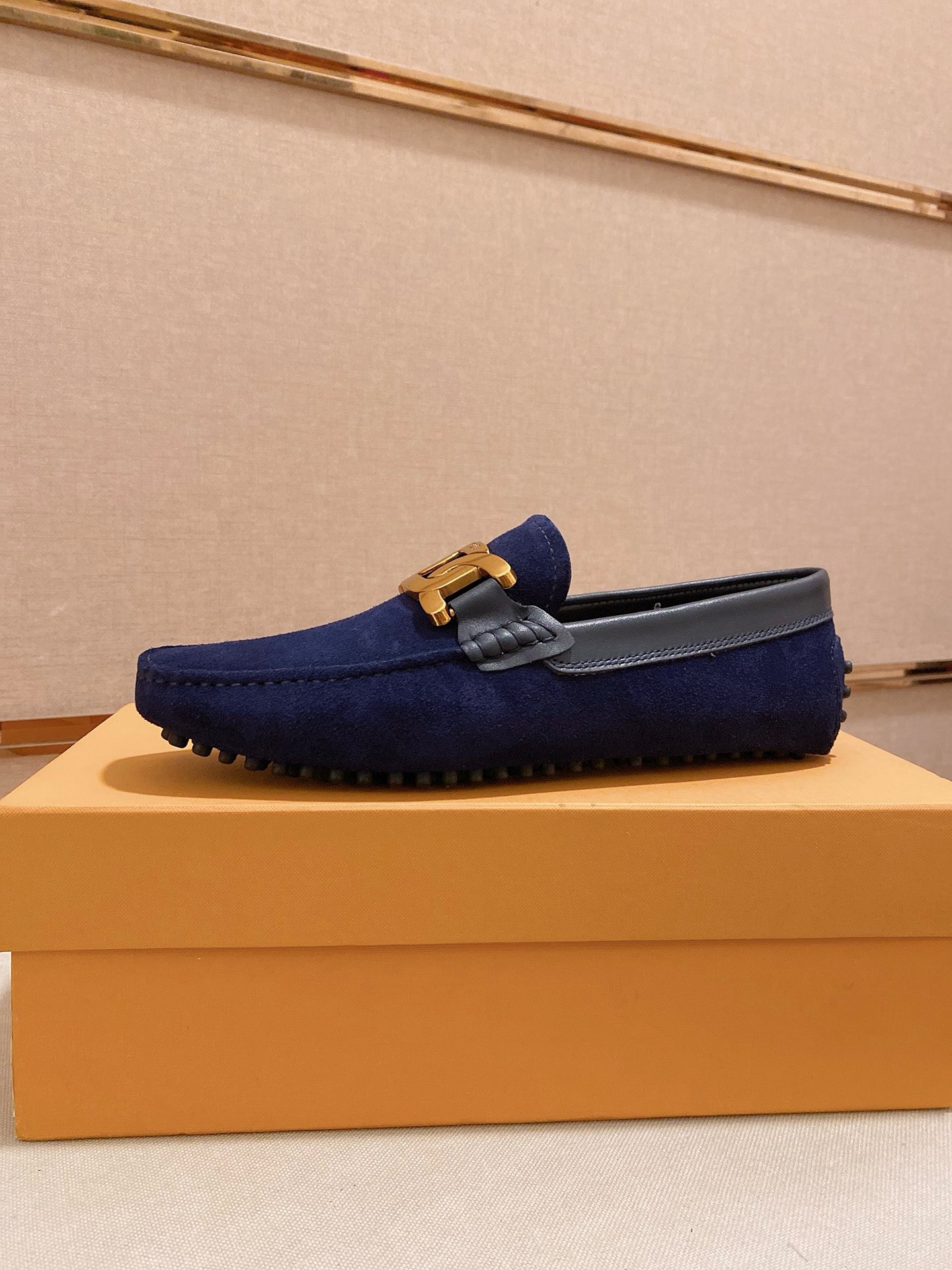 TOD'S Men's Blue Suede Driving Loafers Elegant and Comfortable Size 38-44 2 i1746438269971 3807 0 0