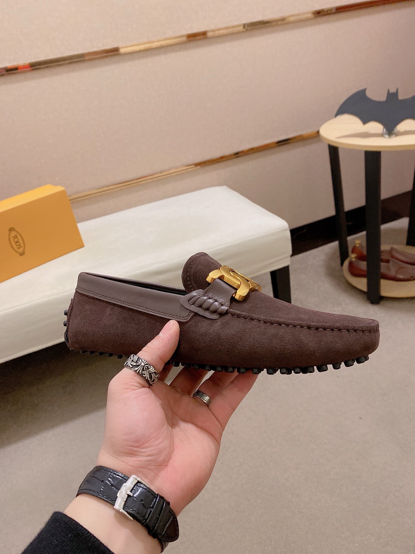 TOD'S Men's Suede Driving Loafers, Comfortable and High-Quality 5 i1746438286878 7737 0 3