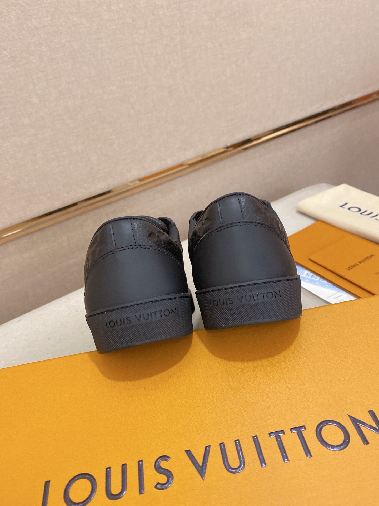 Louis Vuitton Men's Leather Monogram Embossed Low-Top Sneakers 9 i1746514661745 7143 0 6