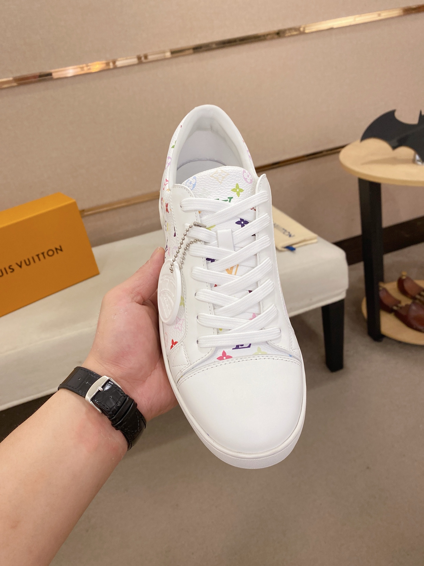 Louis Vuitton Men's Multicolor Monogram Leather Sneaker - Size 38-44 3 i1746515278993 8250 0 1