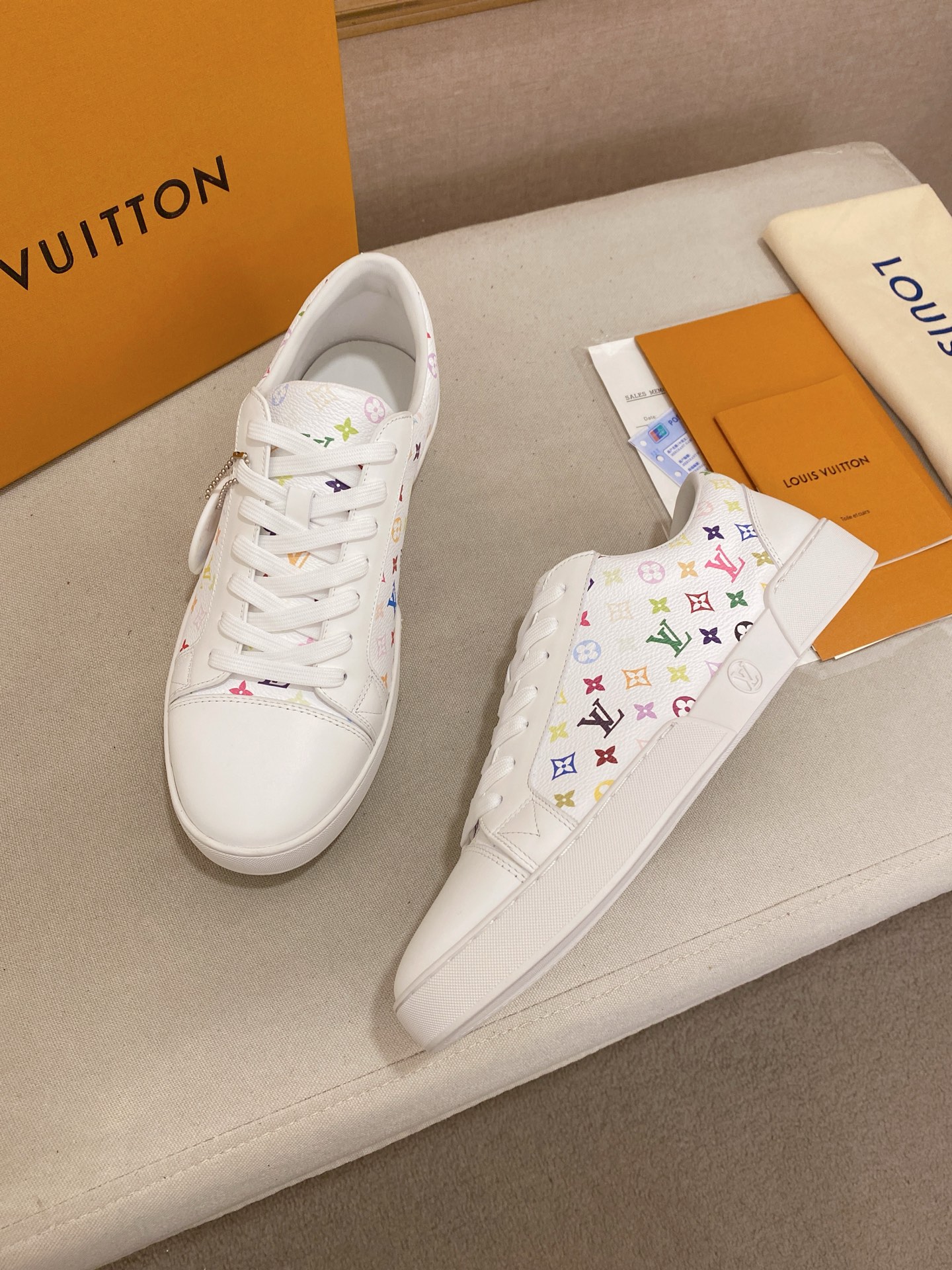 Louis Vuitton Men's Multicolor Monogram Leather Sneaker - Size 38-44 7 i1746515279095 8853 0 5