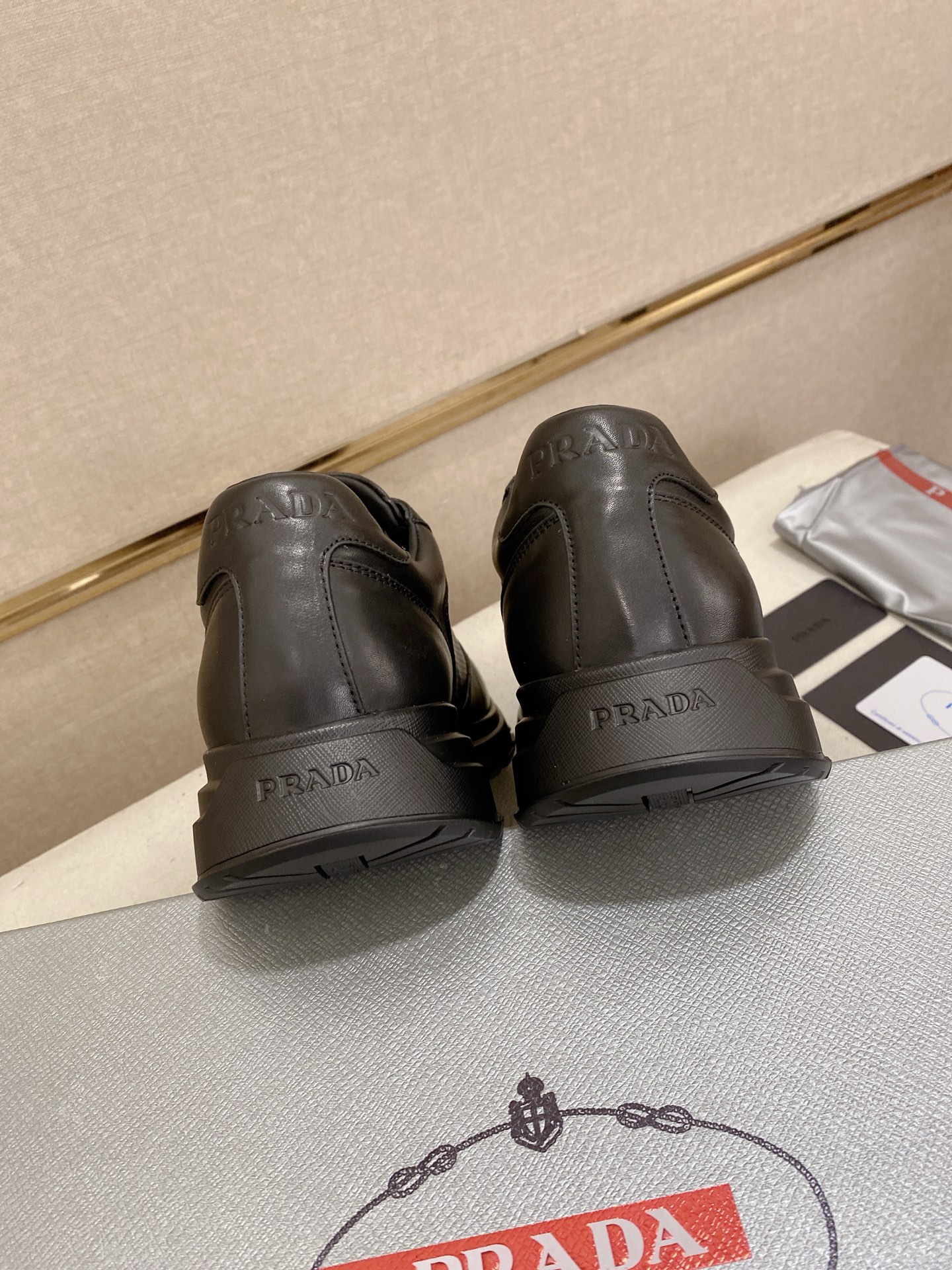 Prada Men's Leather Sneakers - Classic Style, Ultimate Comfort & Durability 9 i1746599809587 1437 0 9